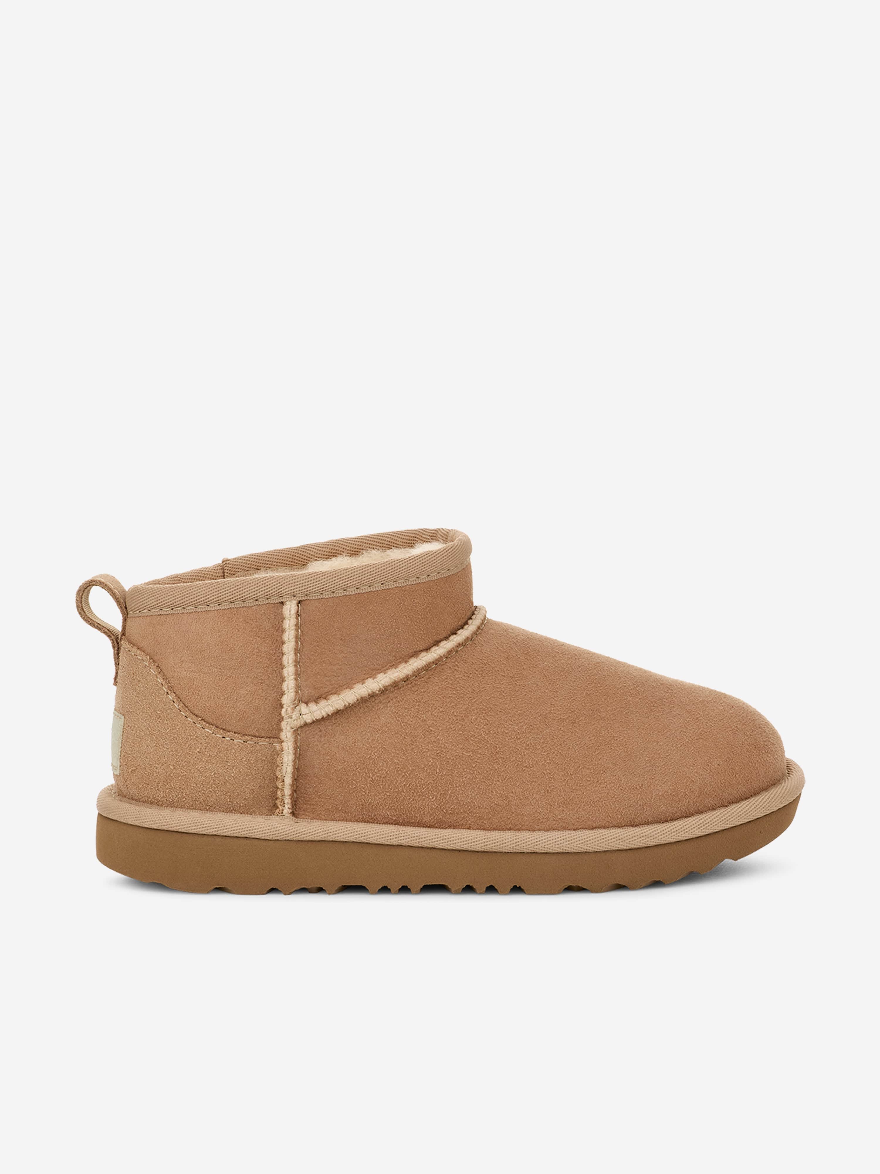 UGG Kids Classic Ultra Mini Boots in Beige Cheap Sale Pick A Best