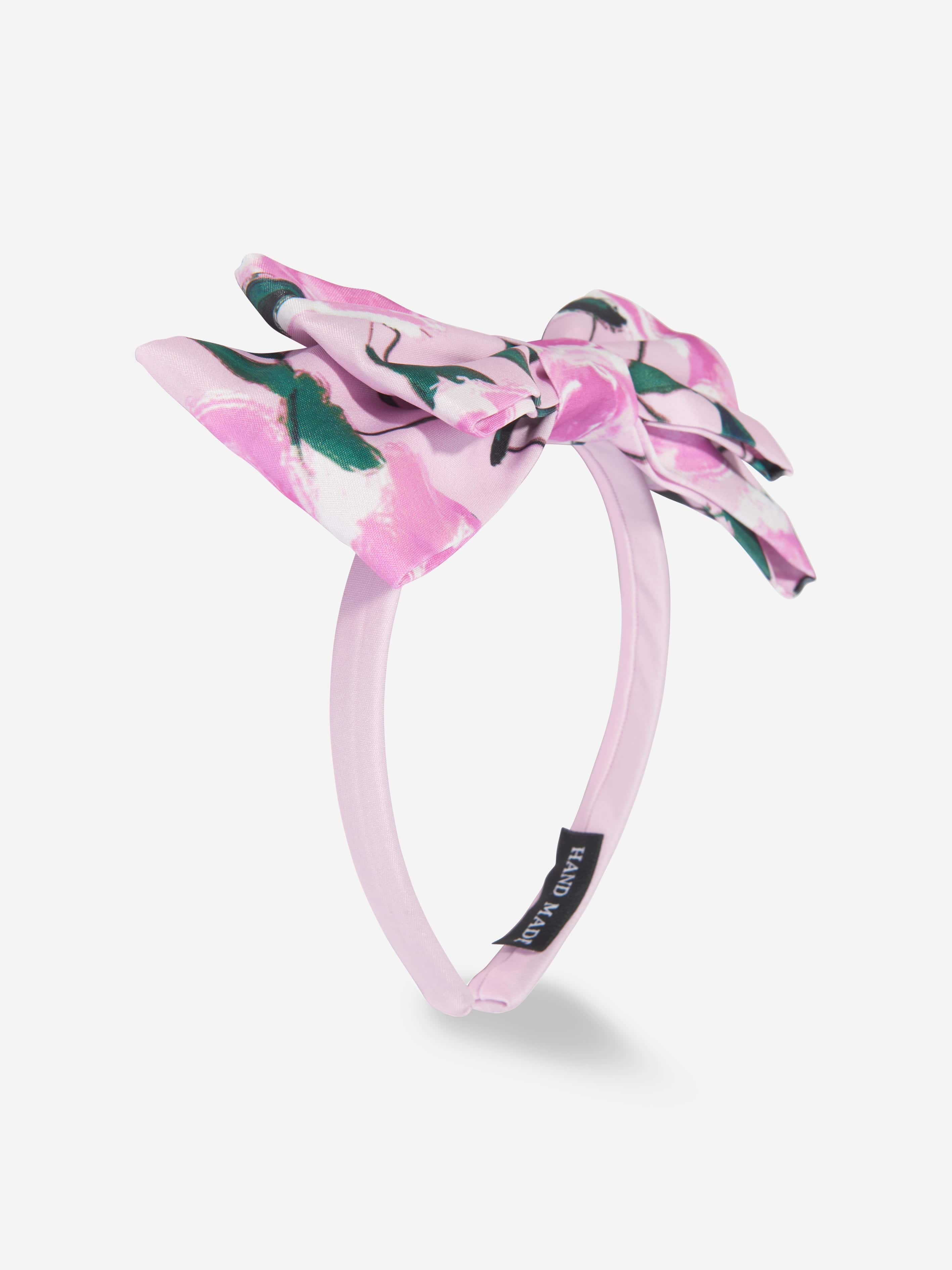 Mama Luma Girls Flowers Headband in Pink Visit For Sale