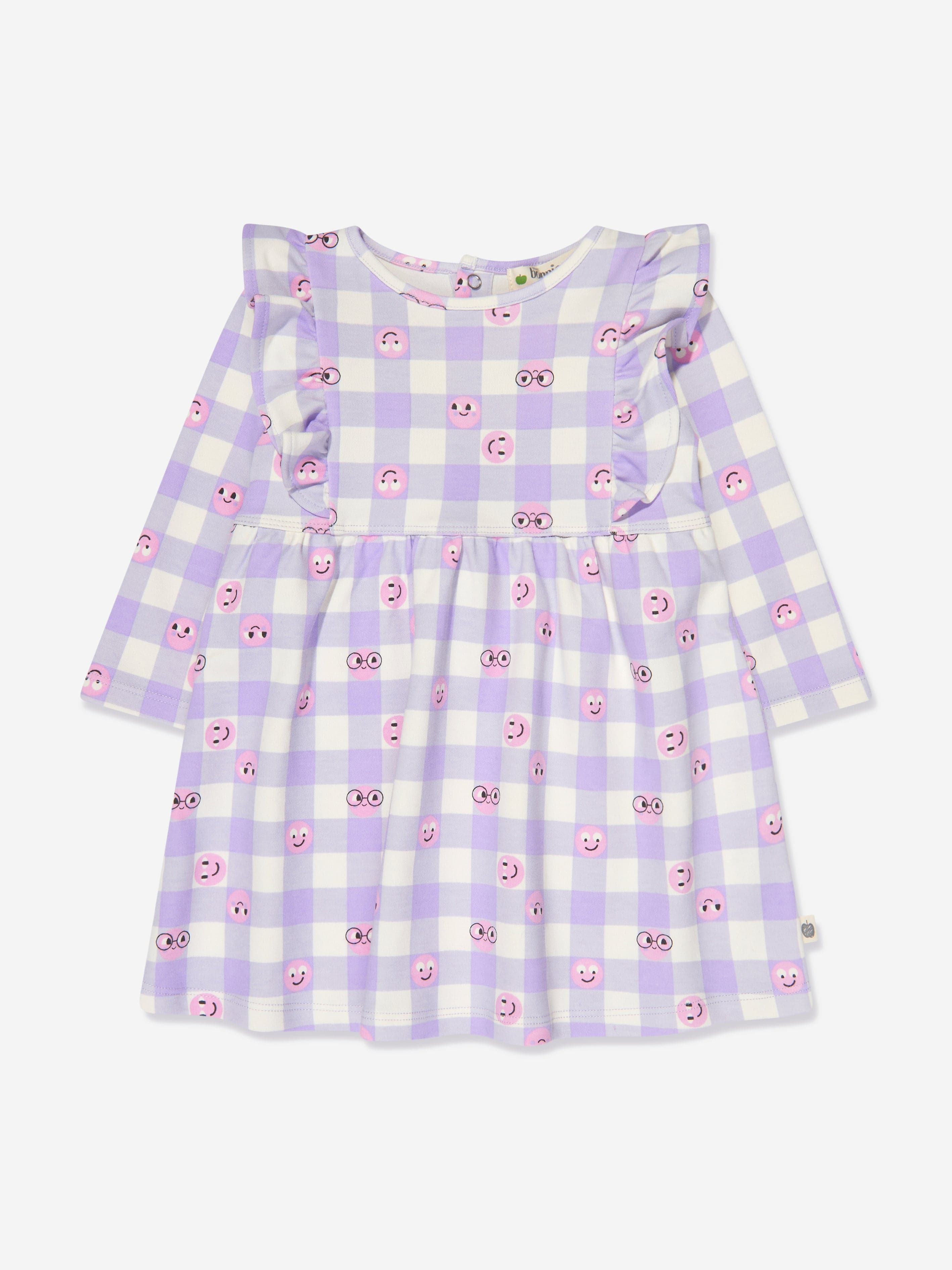 The Bonnie Mob Girls Tiddlywink Dress in Purple Sale Big Discount