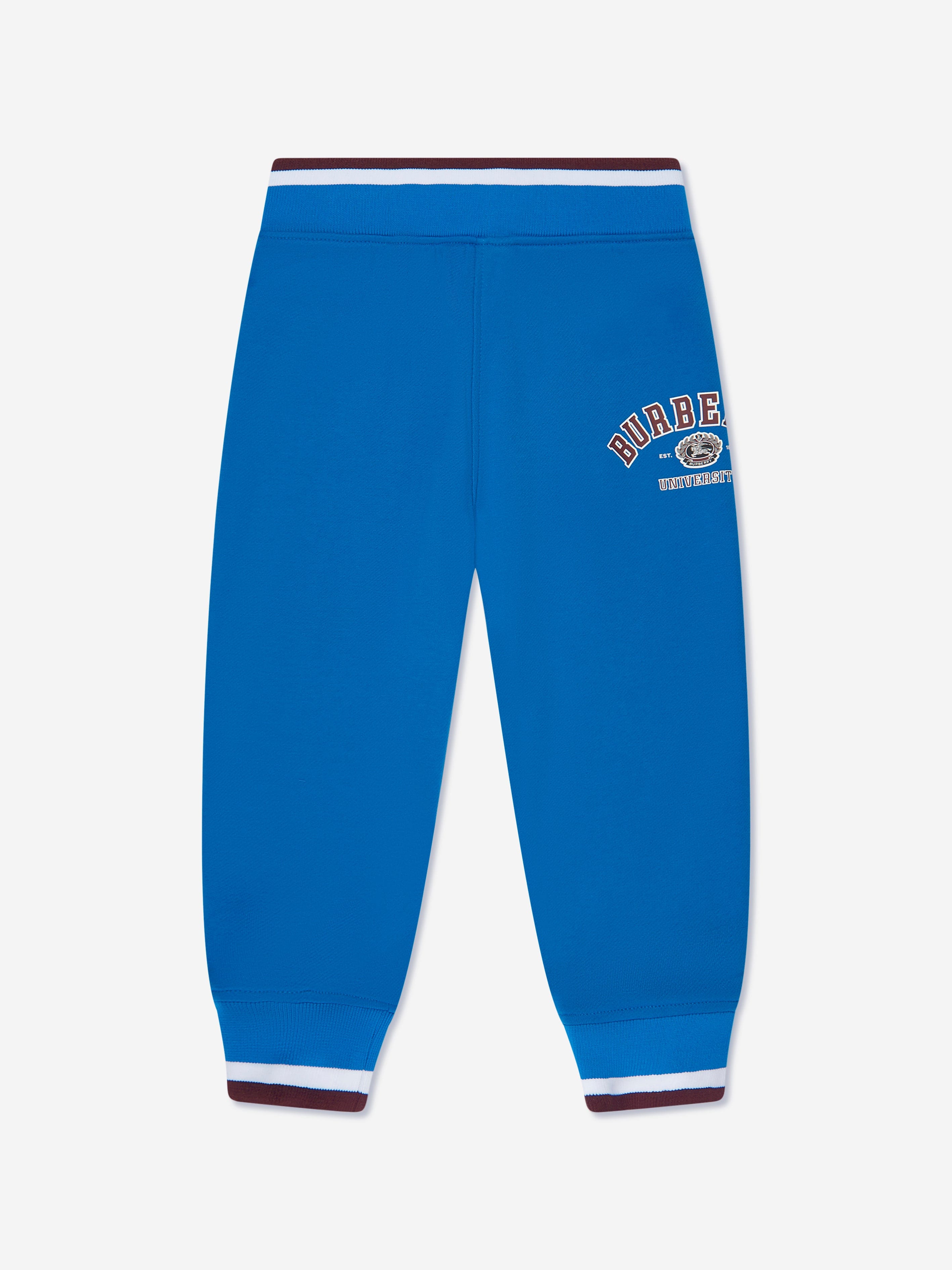 Burberry Boys Sidney College Joggers in Blue Fashion Style Online