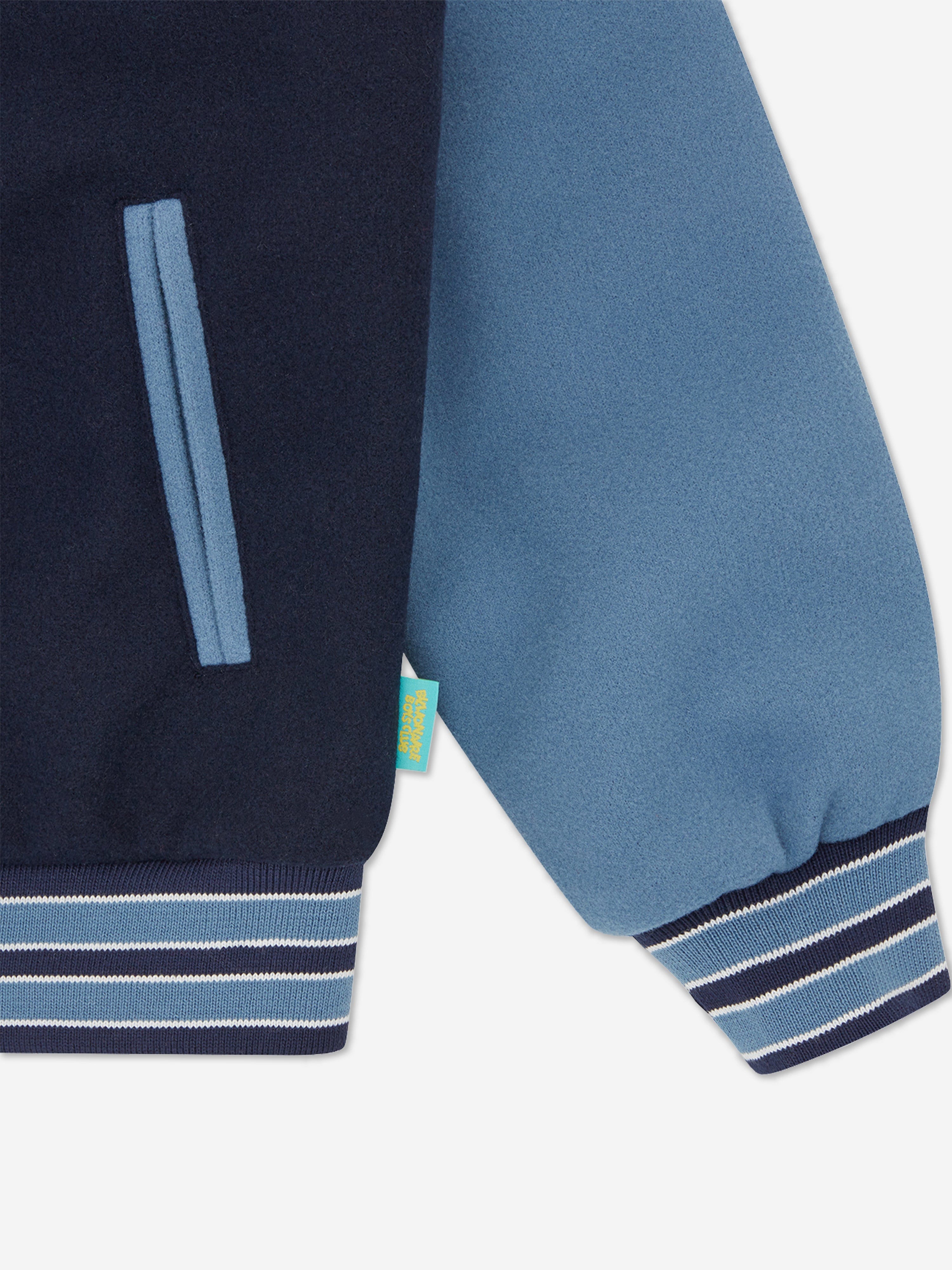 Billionaire Boys Club Boys Astro Varsity Jacket in Navy 2025 New Cheap Online