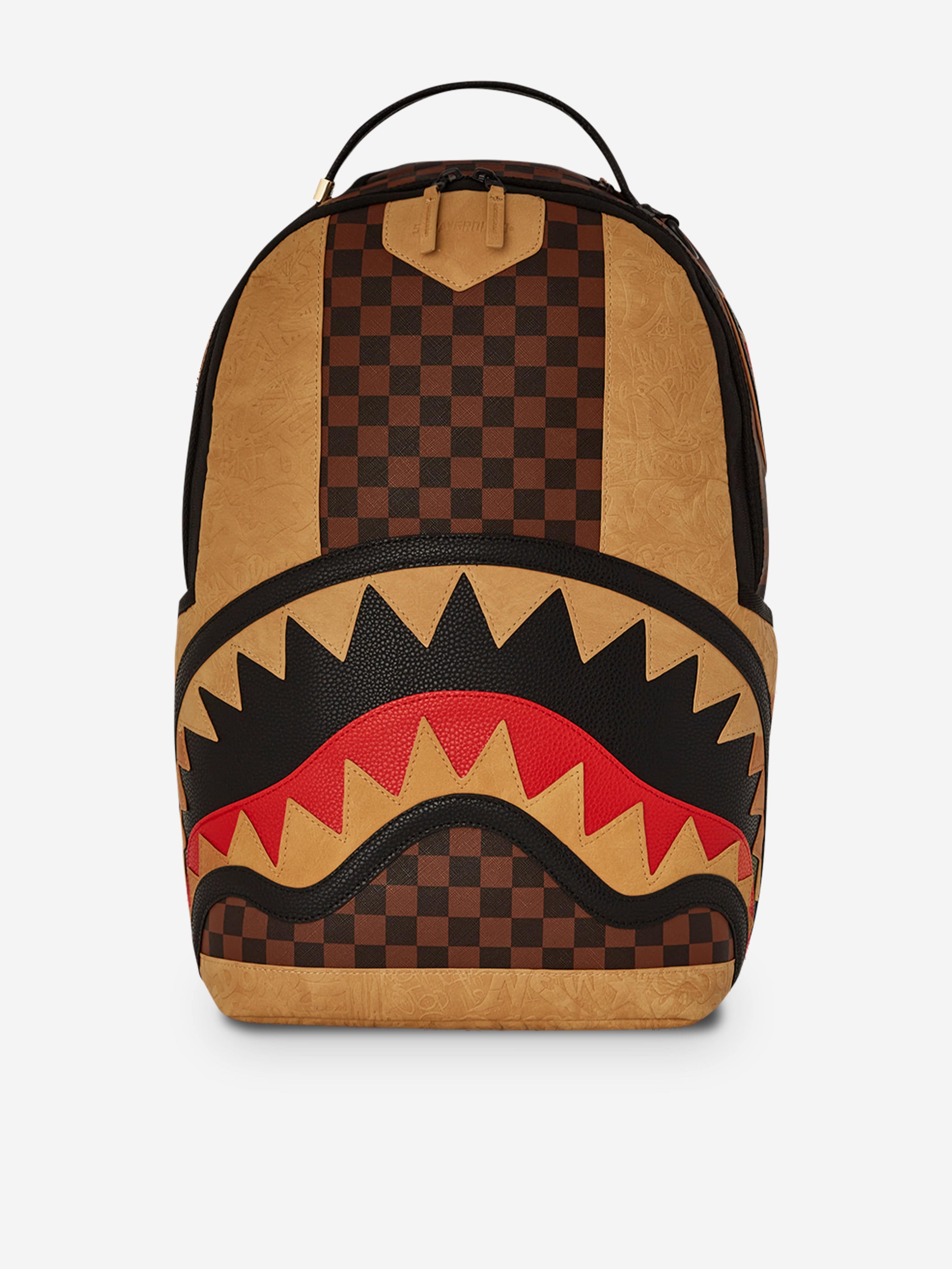 Sprayground Kids Henny Raceway Graff Backpack in Brown (46cm) Outlet Amazon