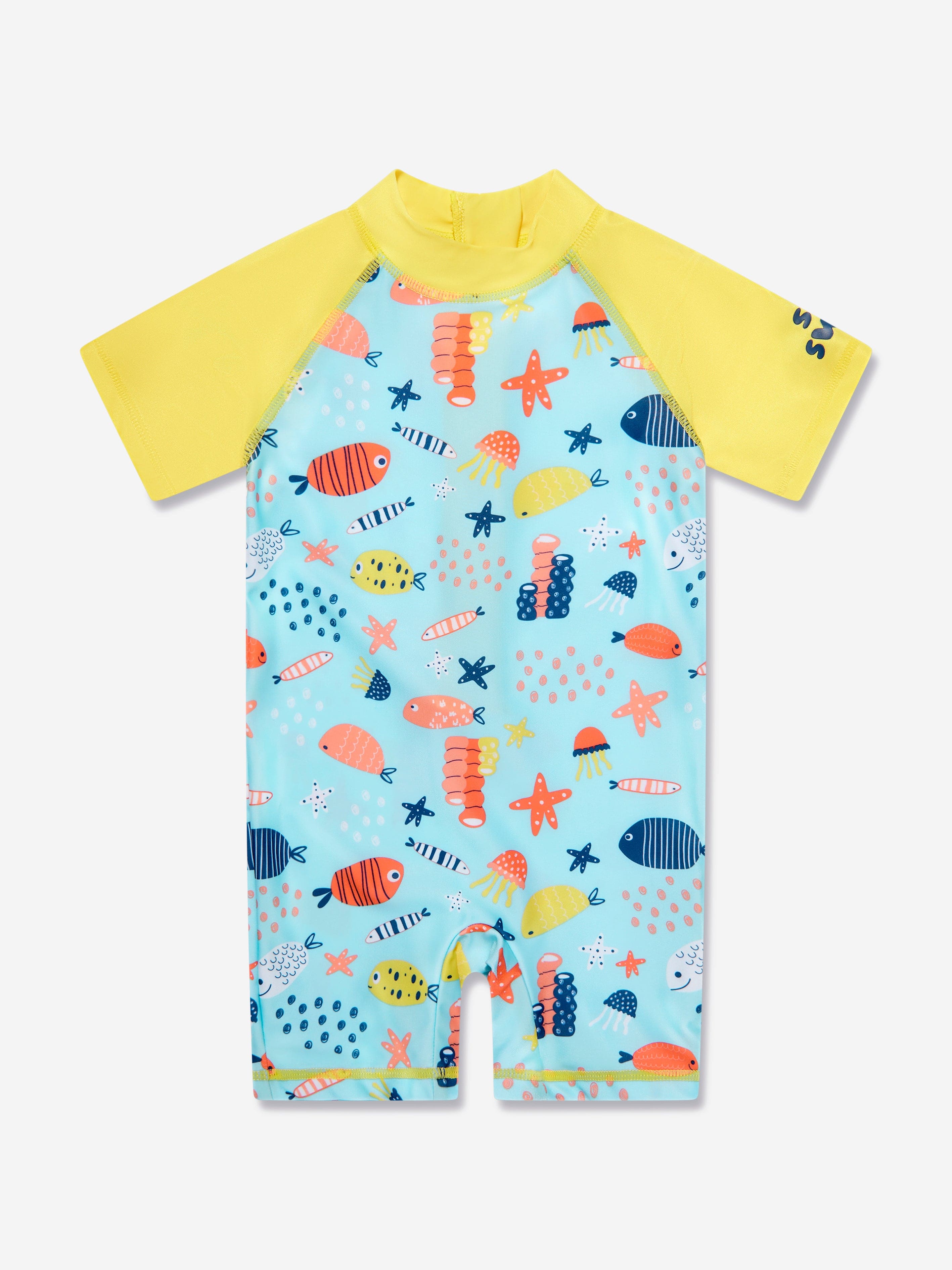 Soli Swim Baby Boys Sun Protective Swim Suit (UPF50+) in Blue Sale Wiki