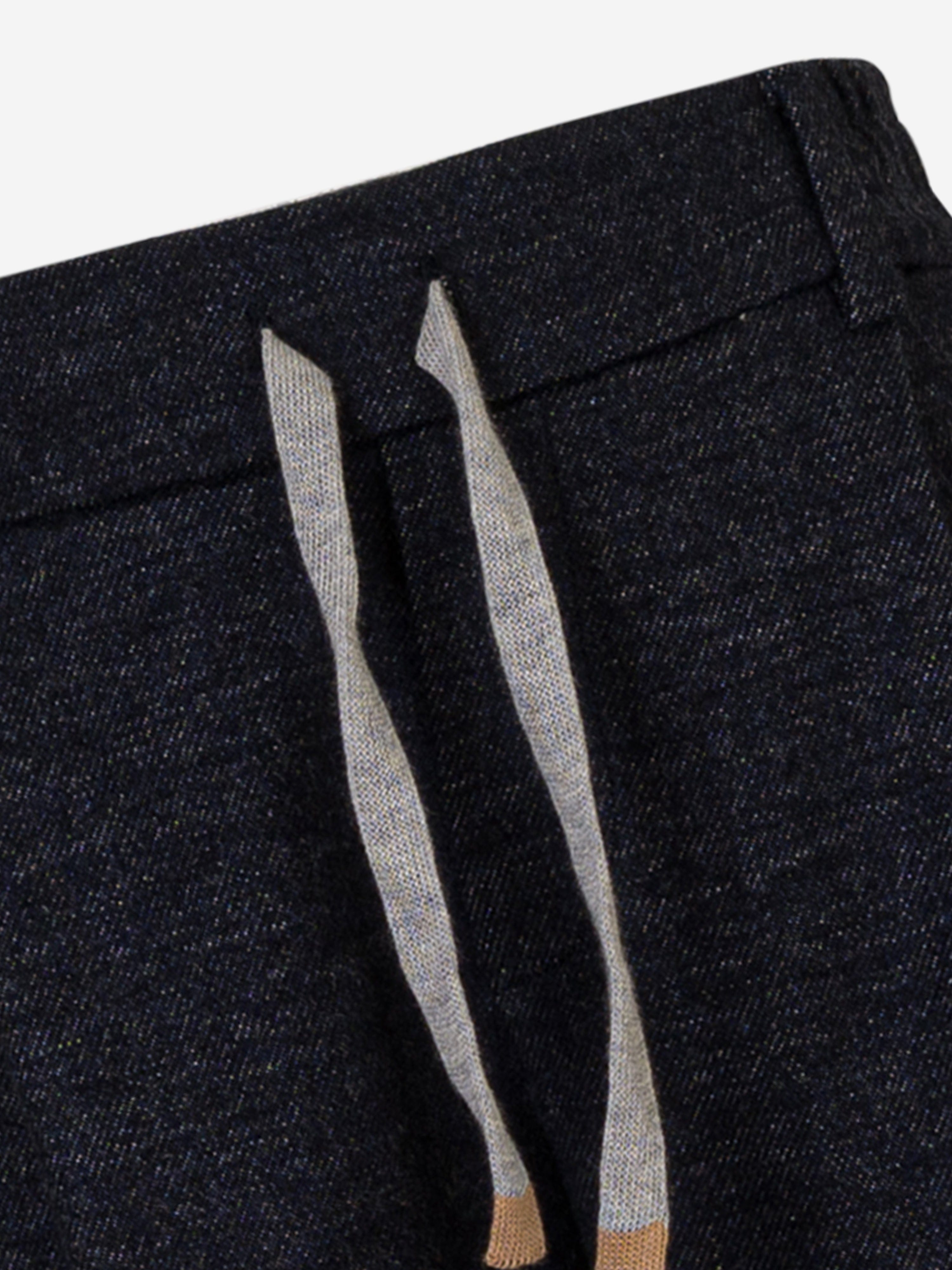 Eleventy Boys Wool Trousers in Navy Buy Cheap Discount