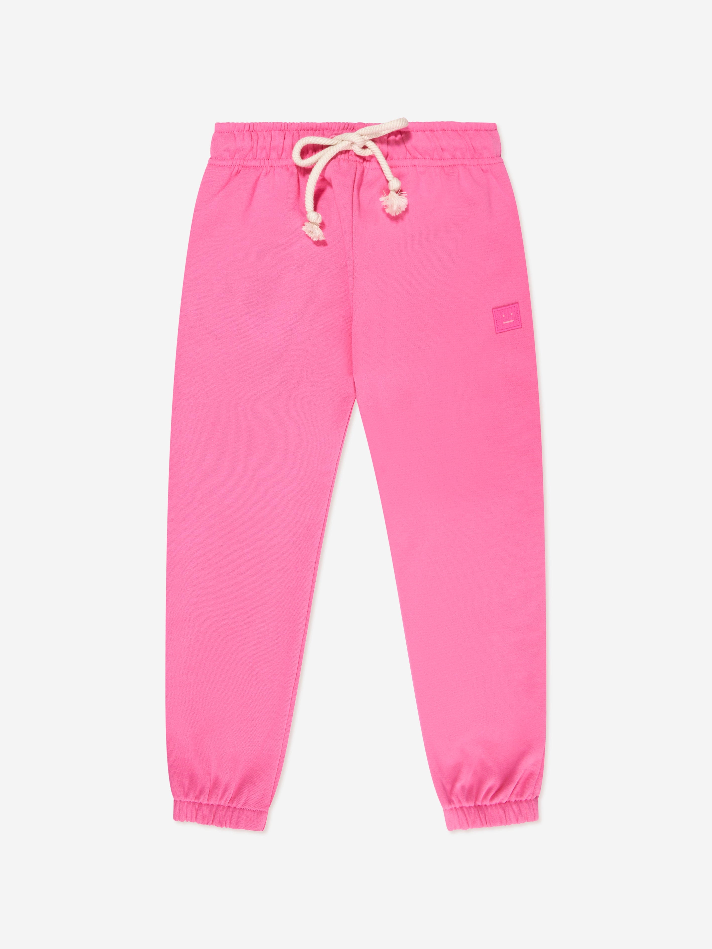 Acne Studios Kids Mini Frack X Face Joggers in Pink Free Shipping Low Pice
