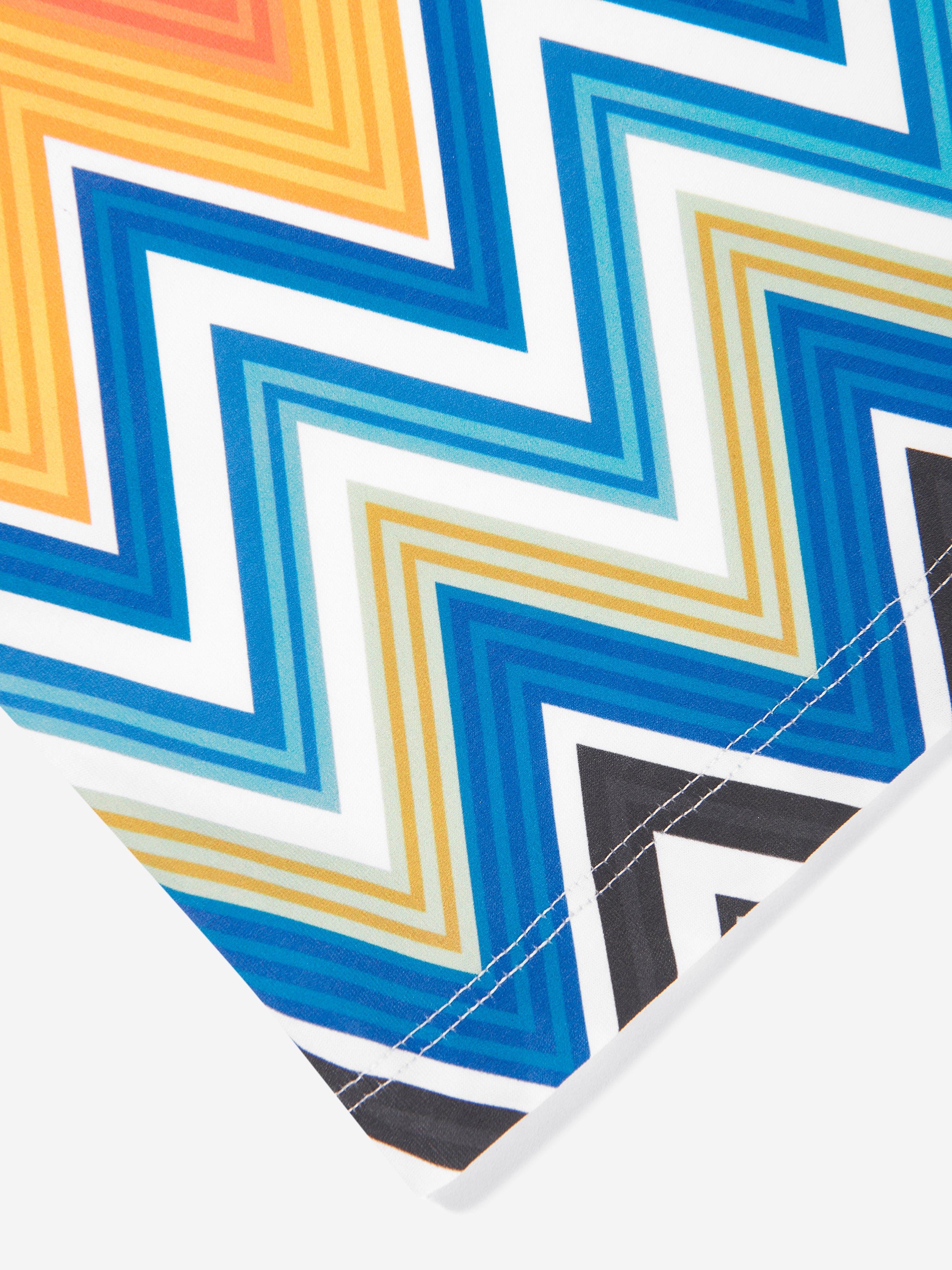 Boys Zigzag Print T-Shirt in White Clearance Websites