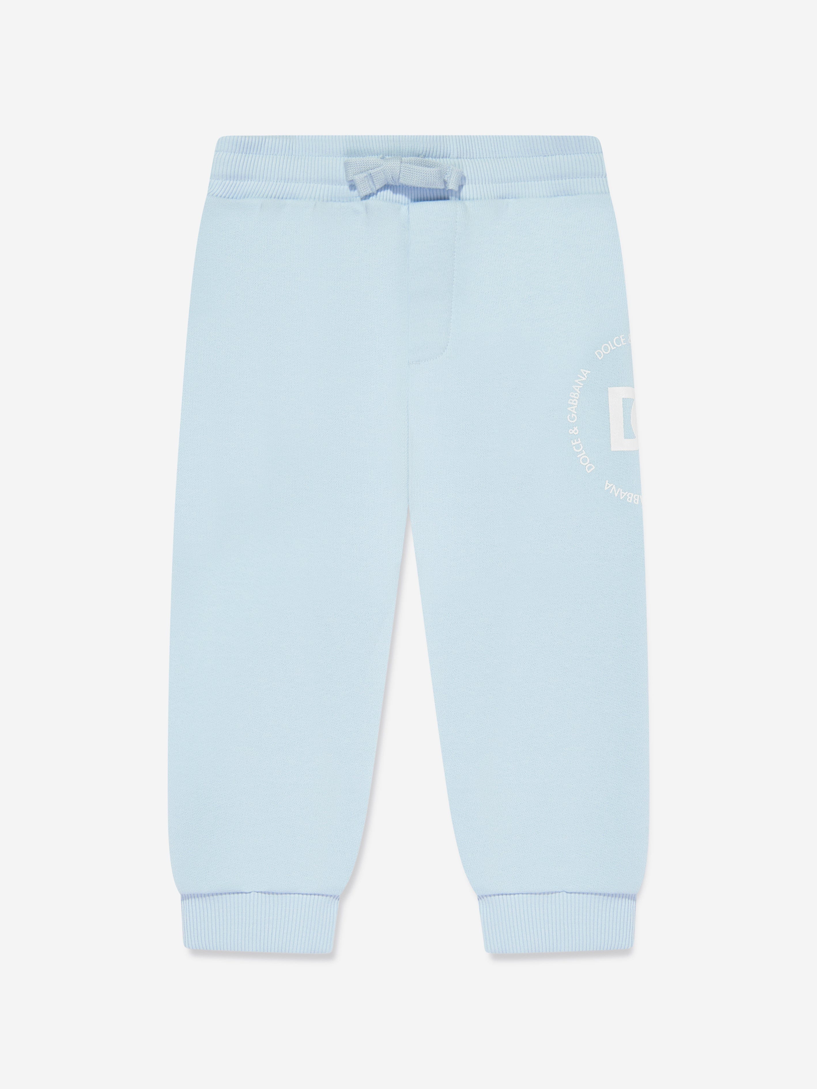 Dolce & Gabbana Baby Boys Logomania Joggers in Blue Discount The Cheapest