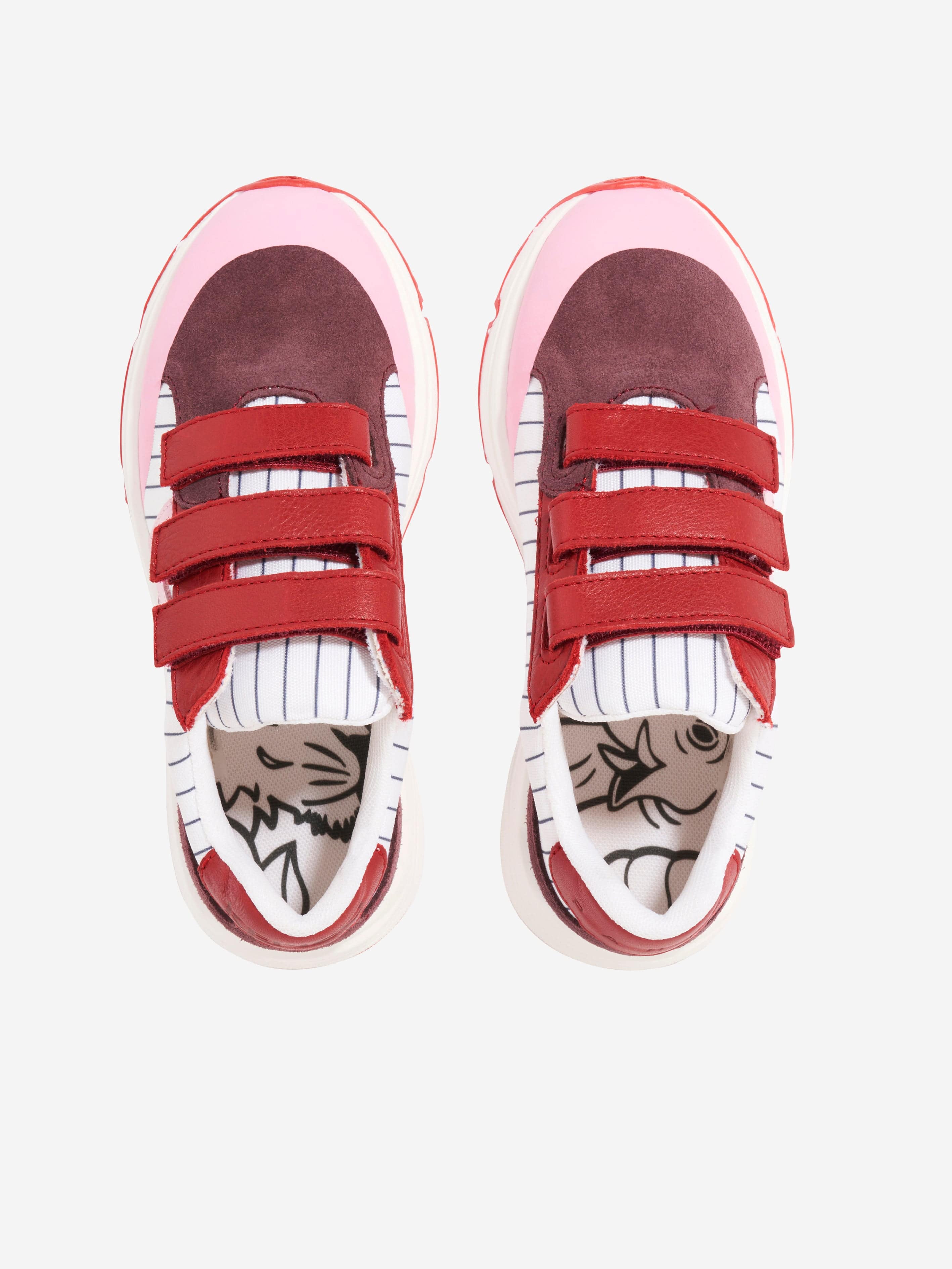KENZO Kids Branded Trainers in Ivory Wiki Sale Online
