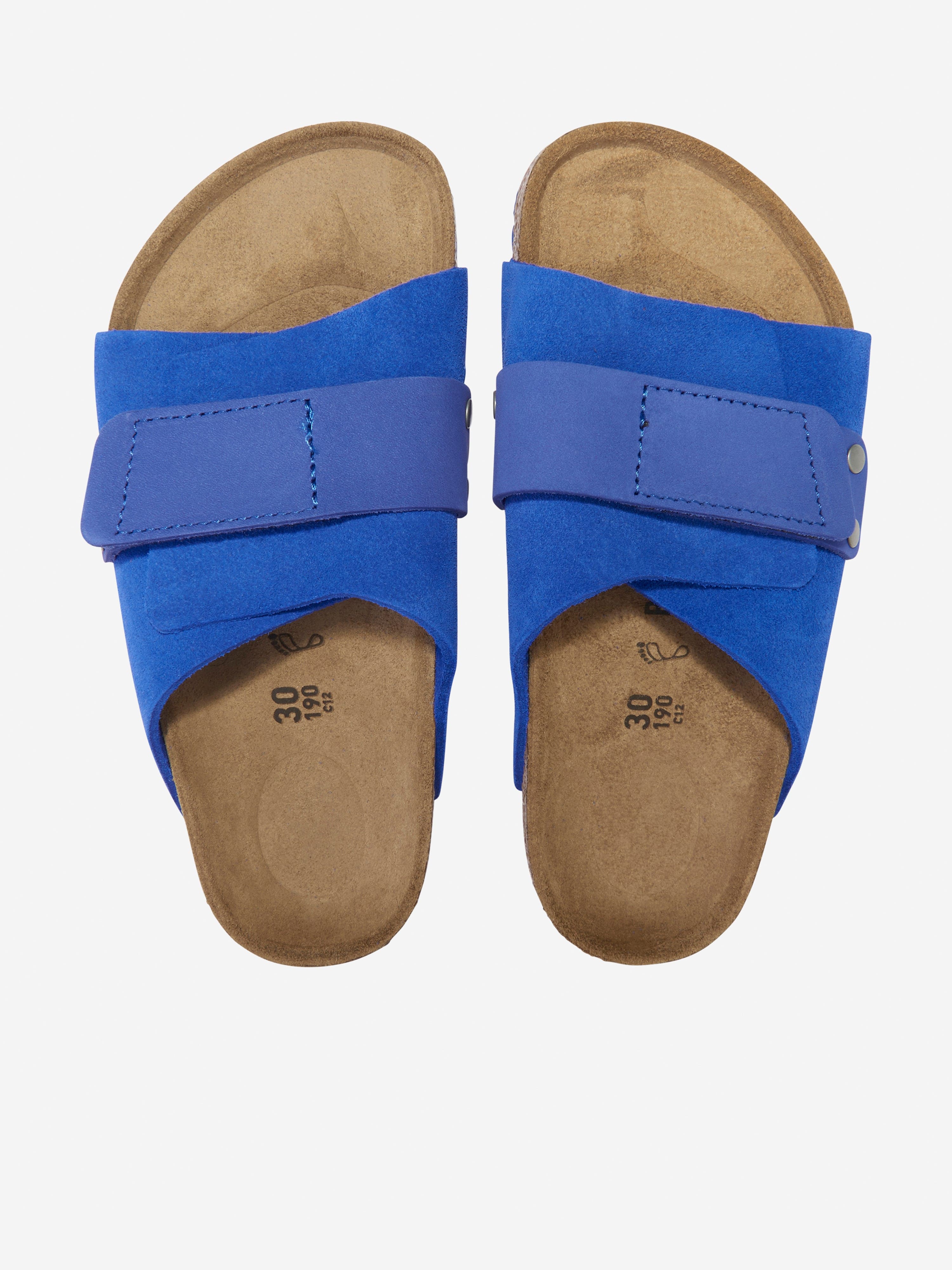 BIRKENSTOCK Kids Kyoto Sandals in Blue Discount Best Sale