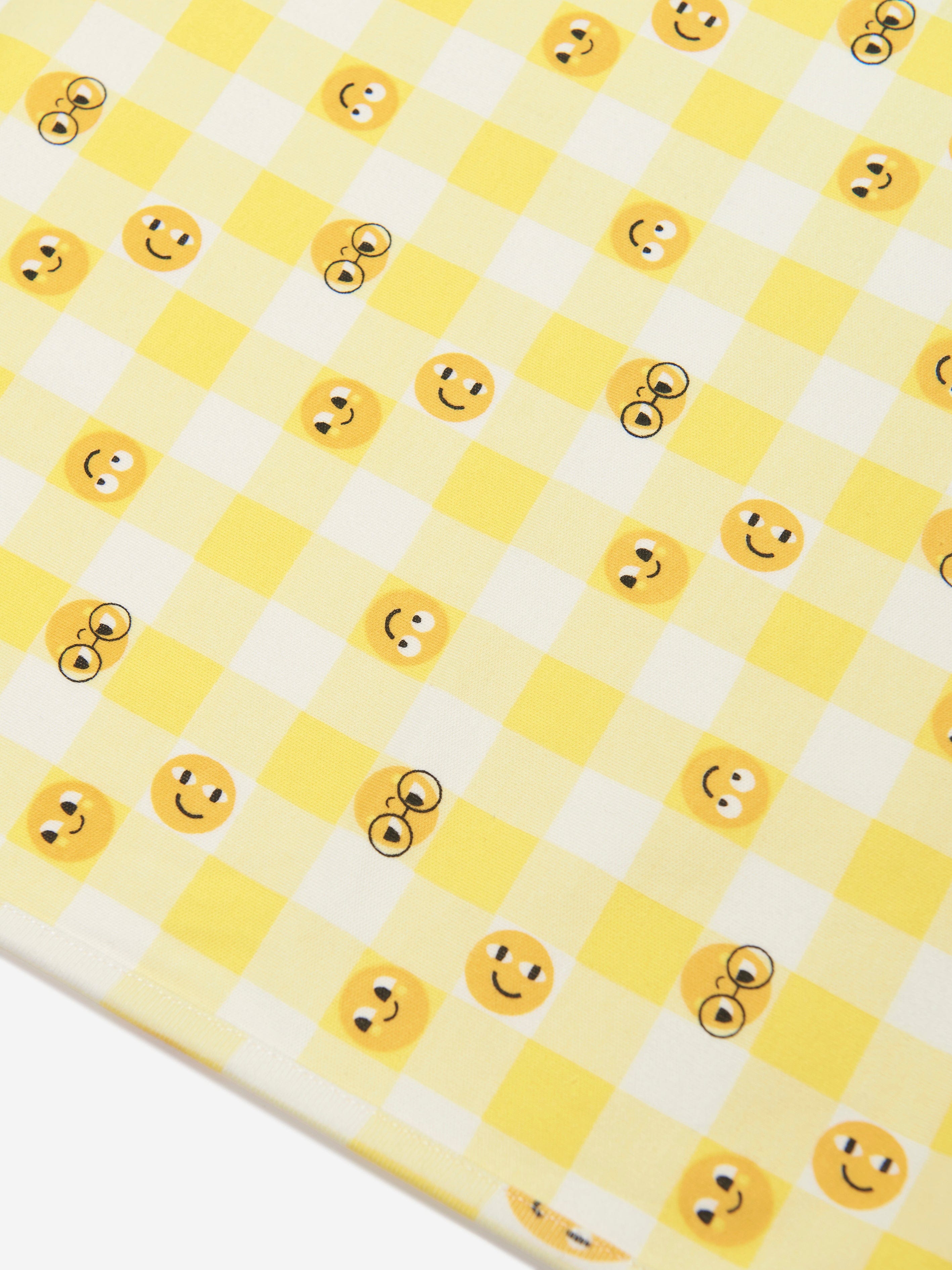 The Bonnie Mob Baby Tiddlywink Hooded Blanket With Hood in Yellow Authentic Cheap Pice