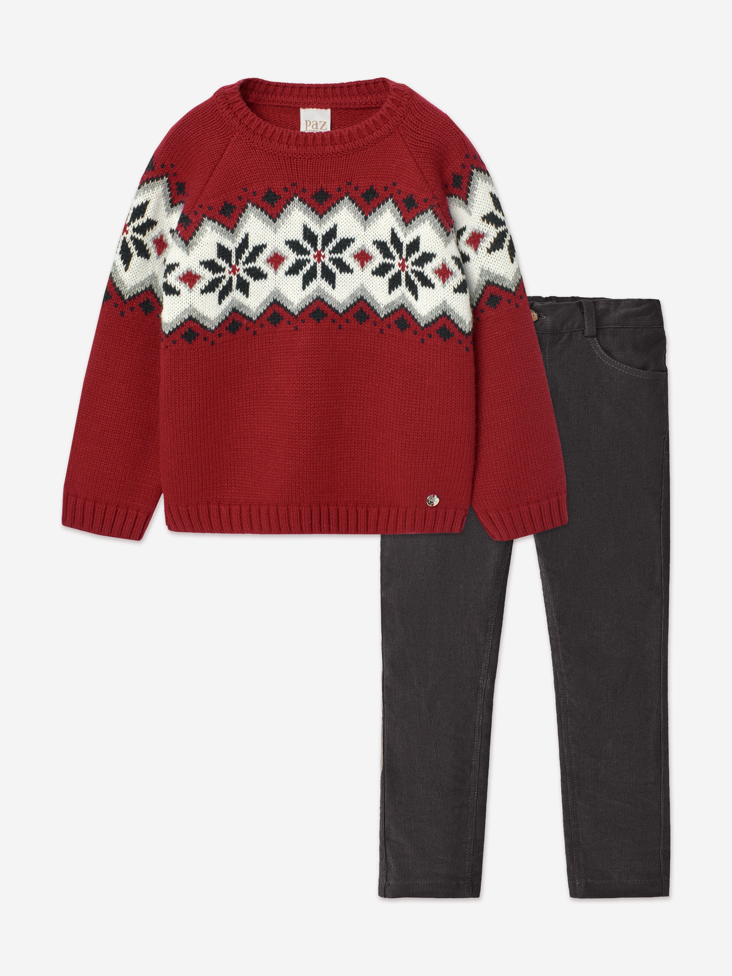 Paz Rodriguez Baby Boys Trouser Set in Red Buy Cheap Manchester