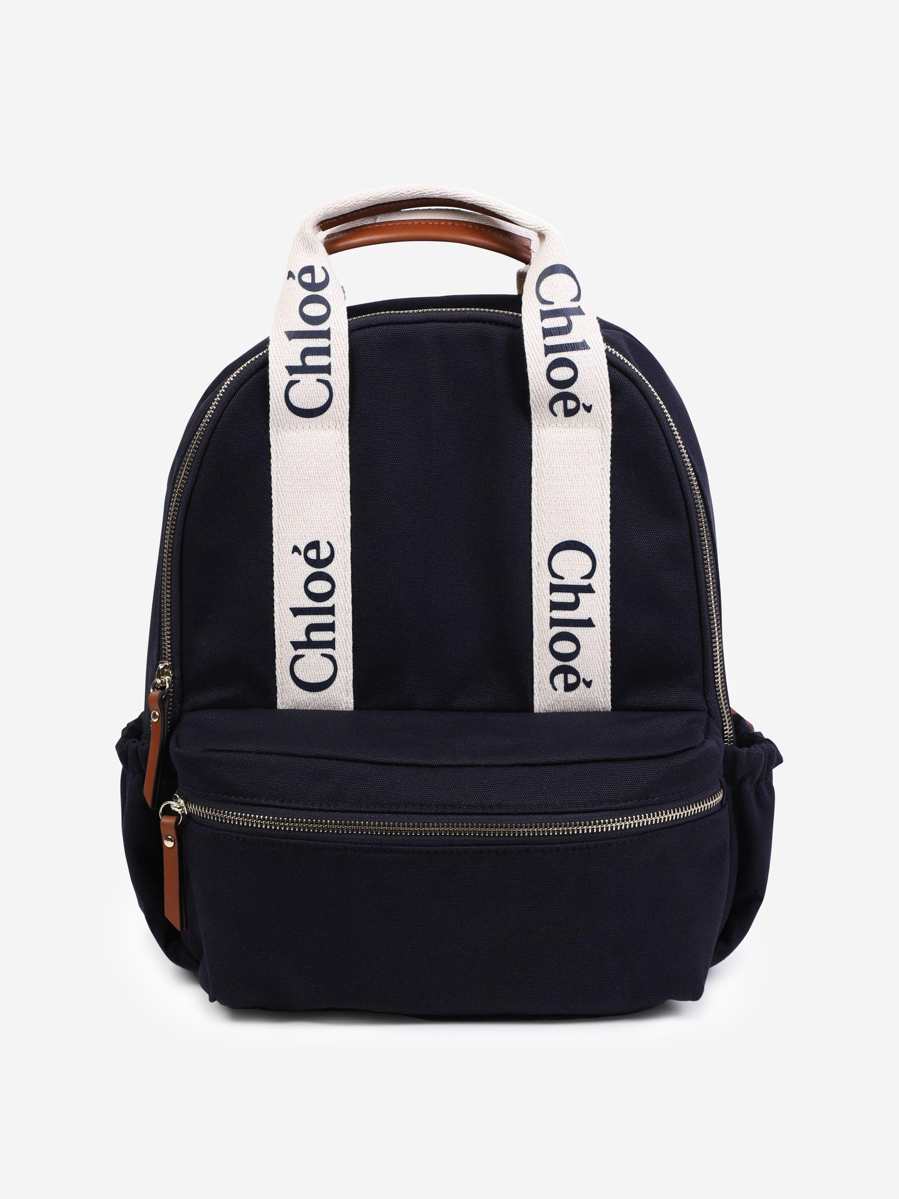Chlo¨¦ Baby Canvas Changing Backpack in Navy (36cm) Free Shipping New Styles