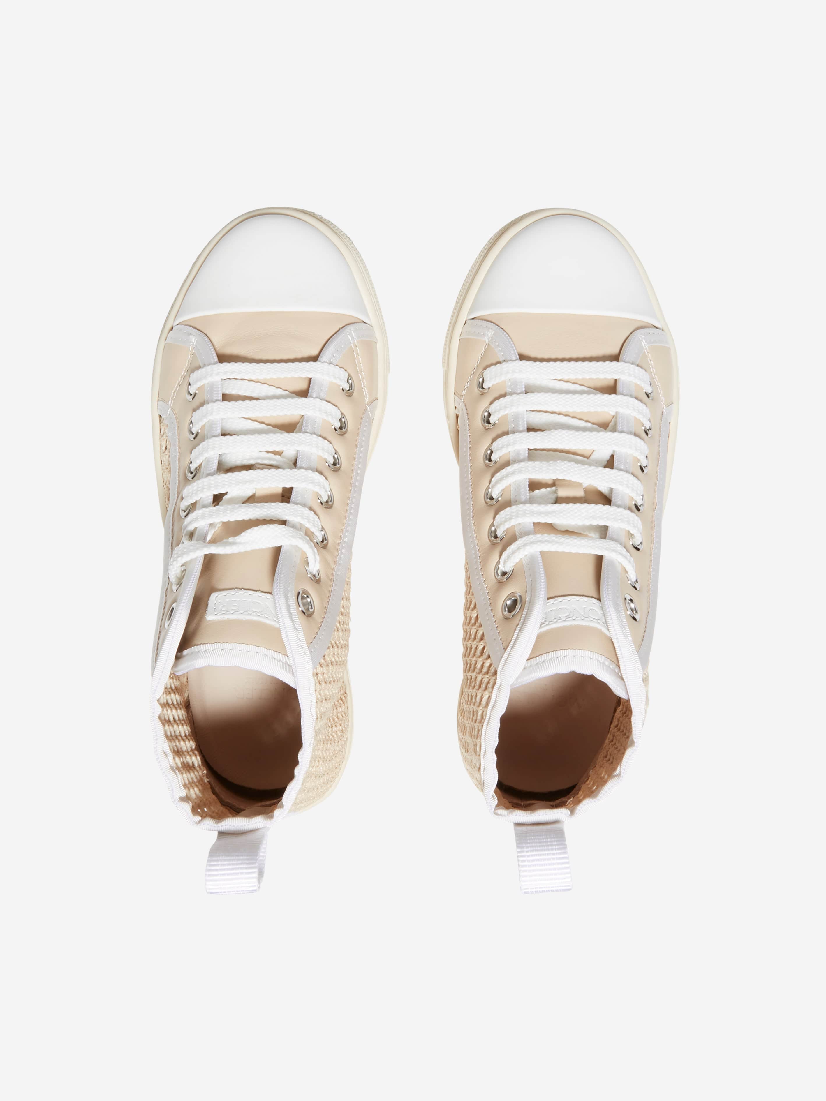 Moncler Enfant Unisex Leather Anyse II High Top Trainers Many Kinds Of Cheap Online