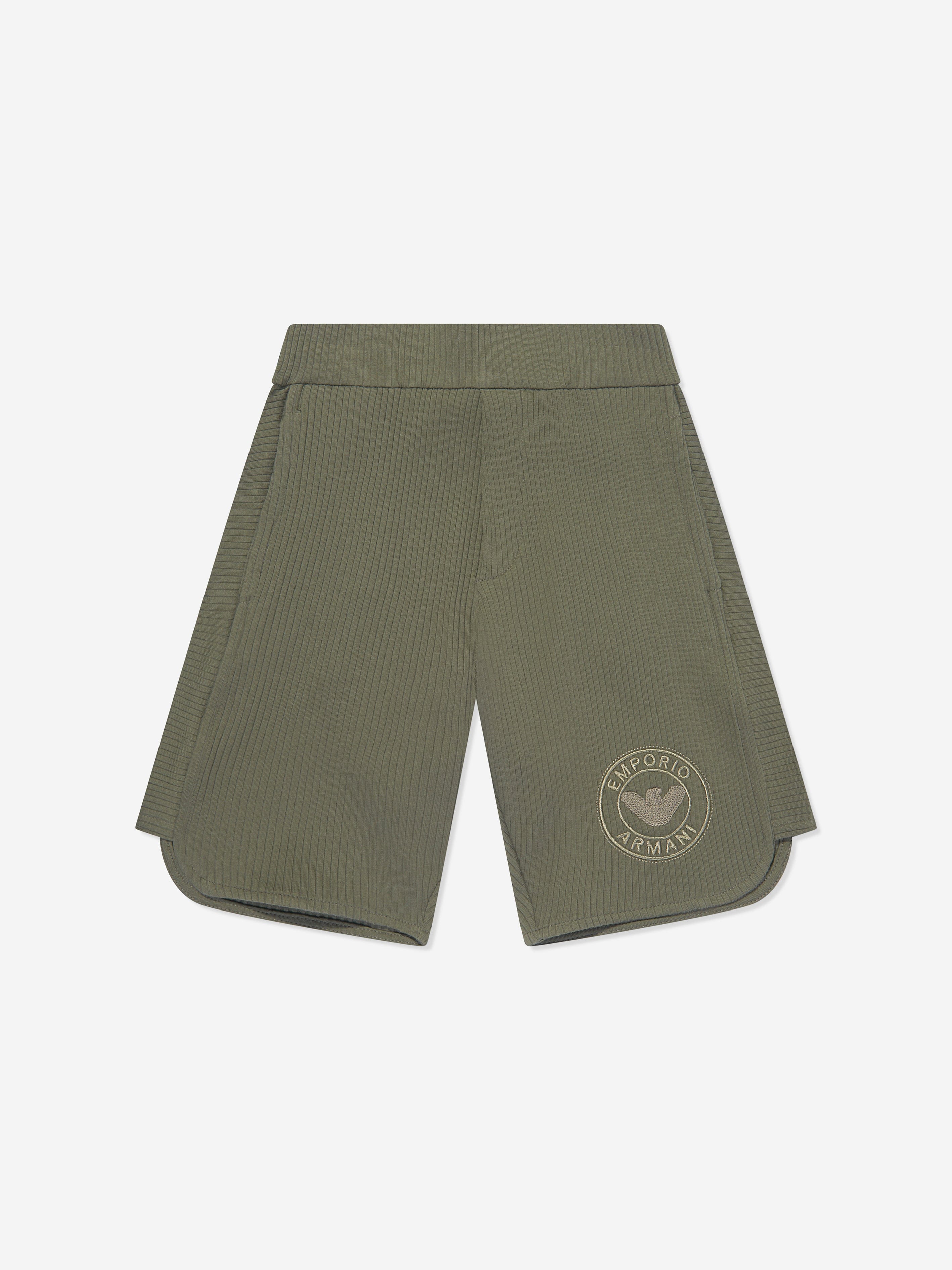 Emporio Armani Boys Logo Shorts in Green Cheap Sale Now
