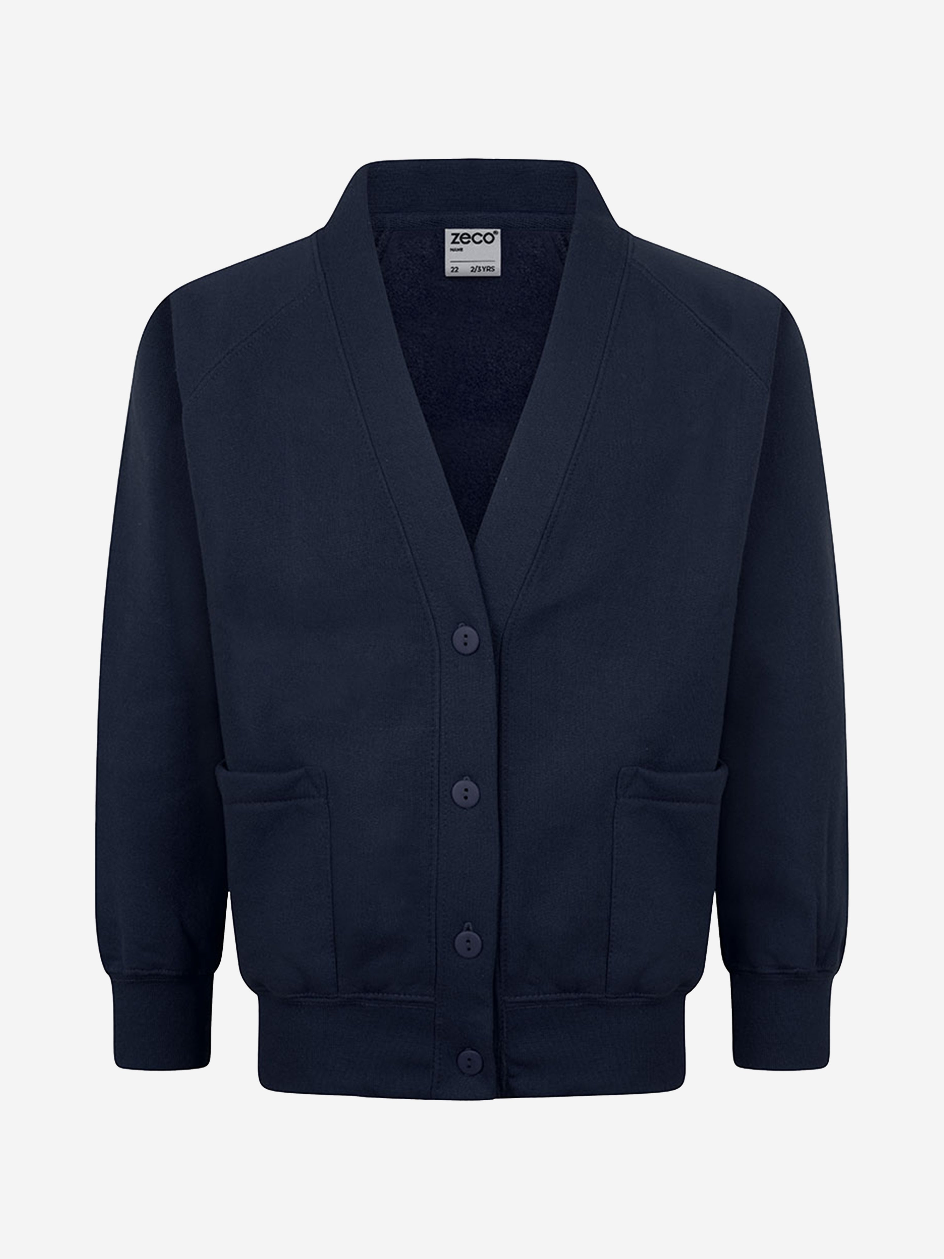 Zeco Kids School Sweatshirt Cardigan in Navy Free Shipping Best