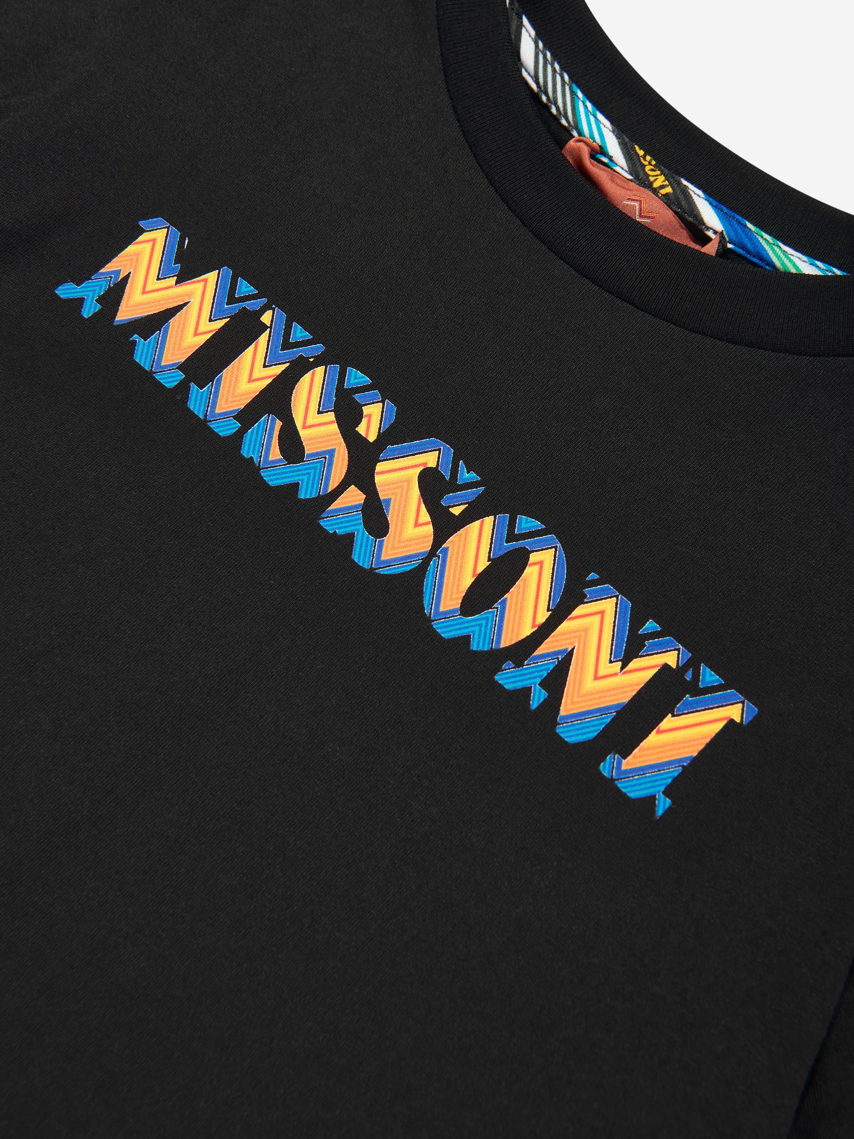 Boys Logo T-Shirt in Black Discount Choice