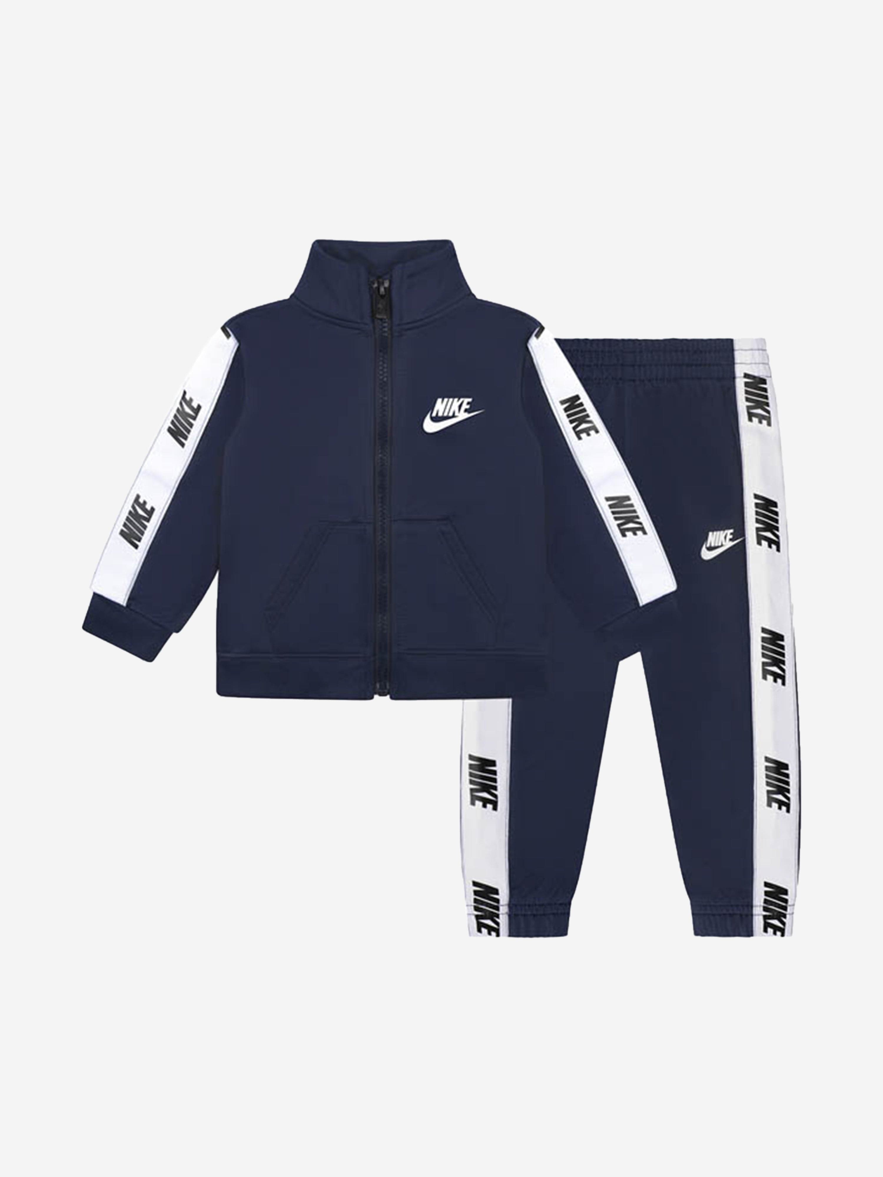 Nike Boys NSW Logo Tracksuit in Navy Clearance Cost