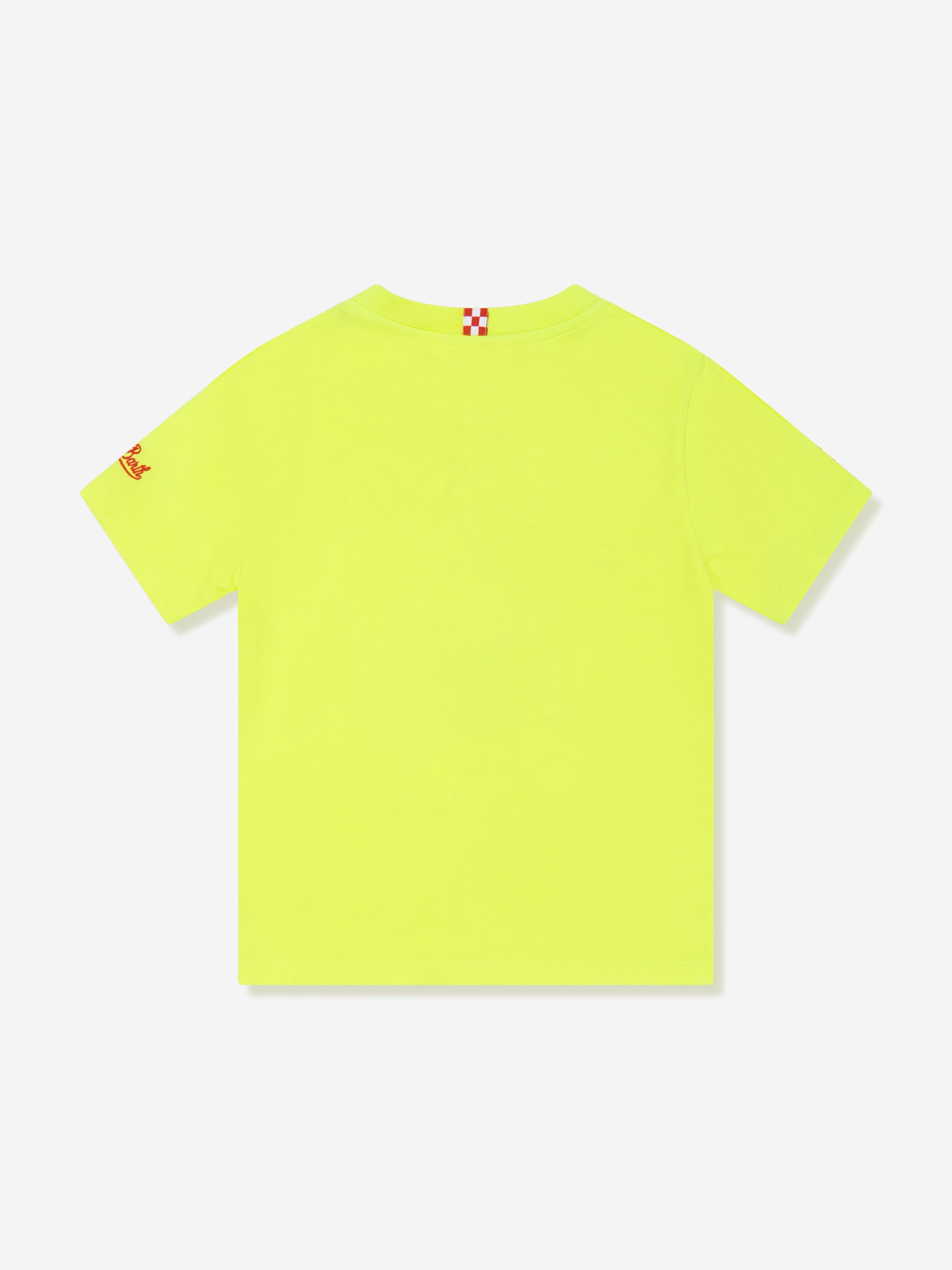 MC2 Saint Barth Boys Marvel Spiderman T-Shirt in Yellow Best Wholesale Cheap Pice