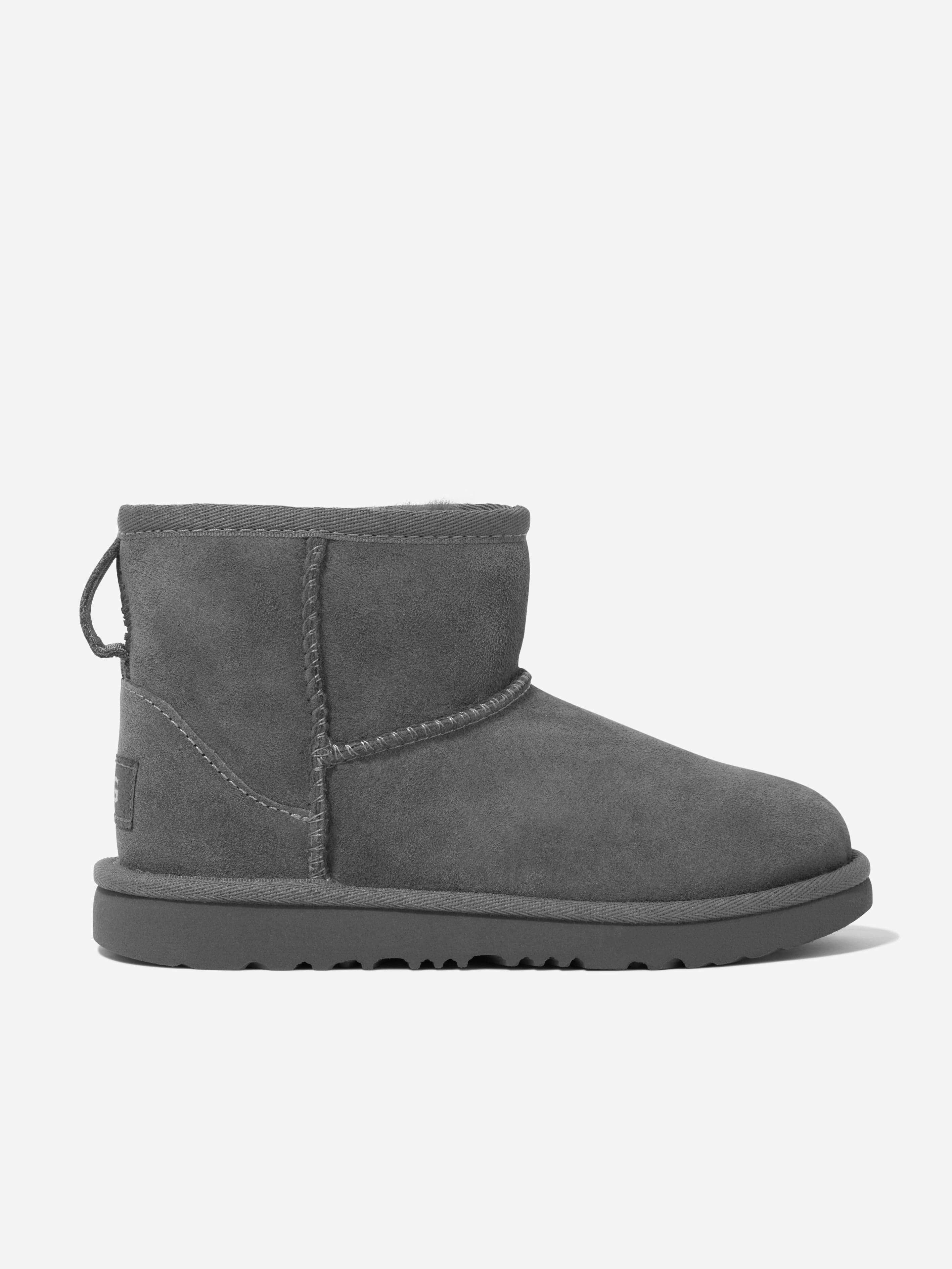 UGG Kids Classic Mini II Boots in Grey From China Free Shipping Low Pice