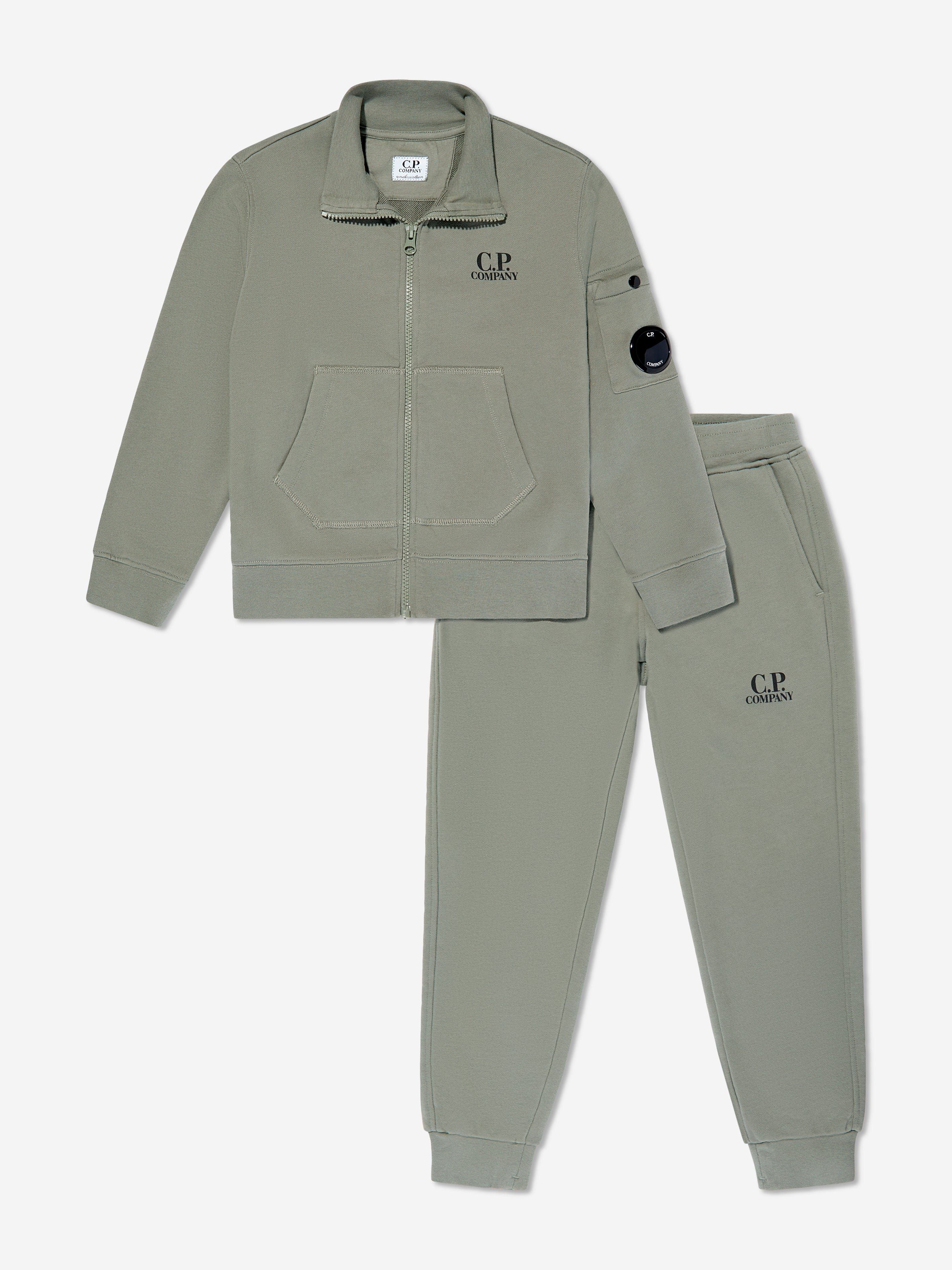 Boys Logo Tracksuit in Green For Nice Cheap Price