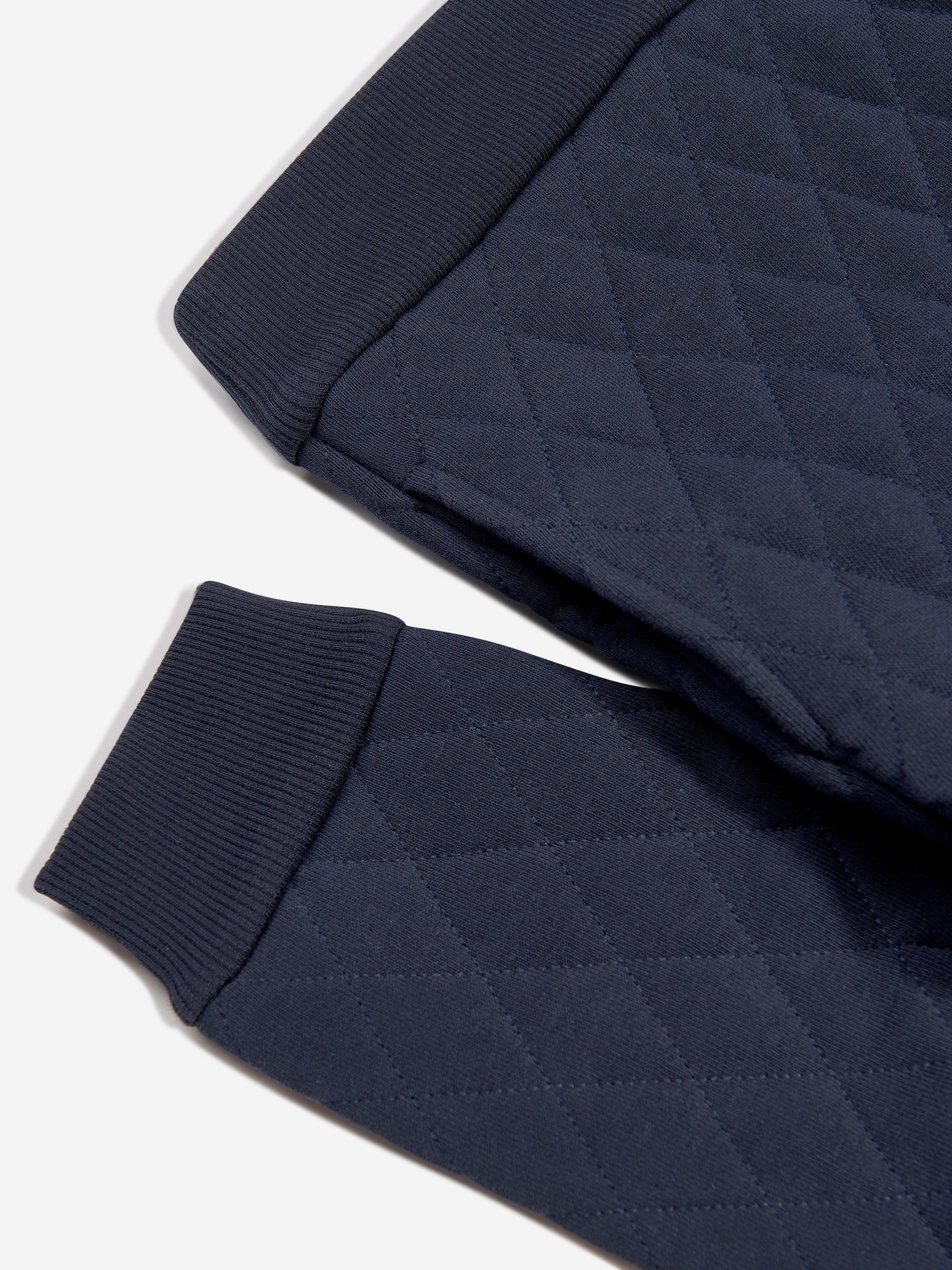 Timberland Boys Quilted Hooded Sweatshirt in Navy Outlet Shop Offer