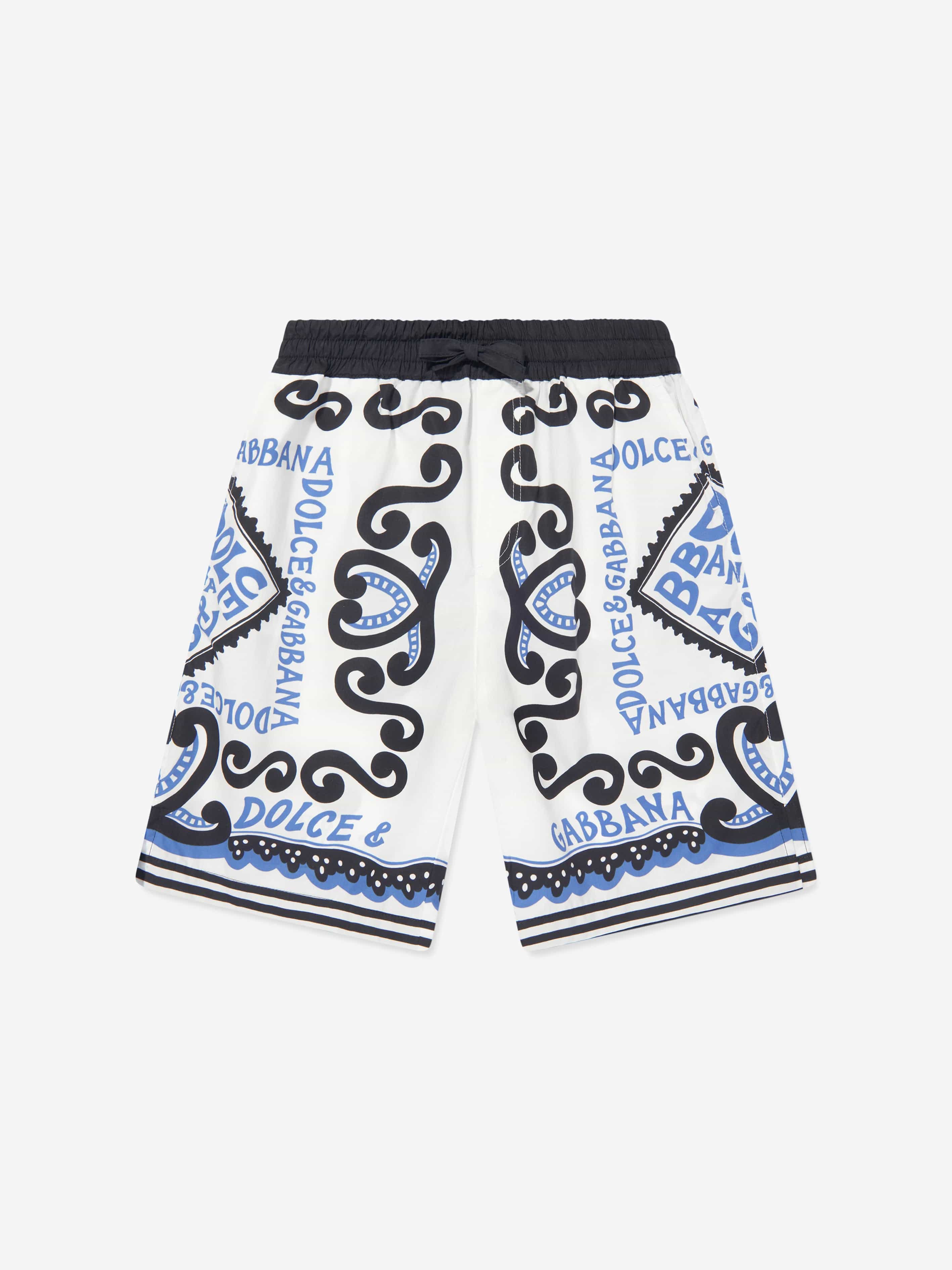 Dolce & Gabbana Boys DG Marina Bermuda Shorts in Multicolour 2025 New For Sale