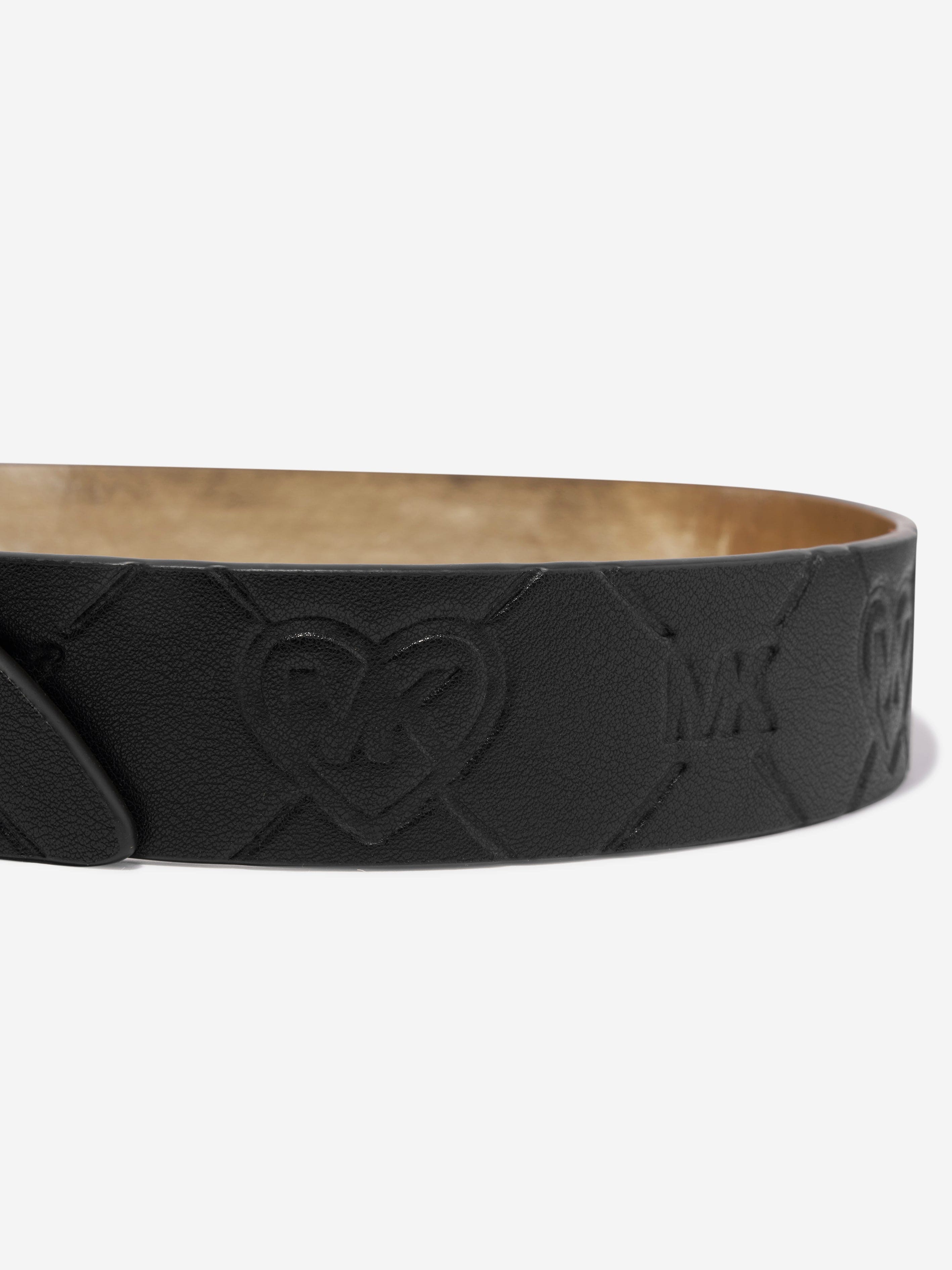 Michael Kors Girls Reversible Belt in Black Original Online