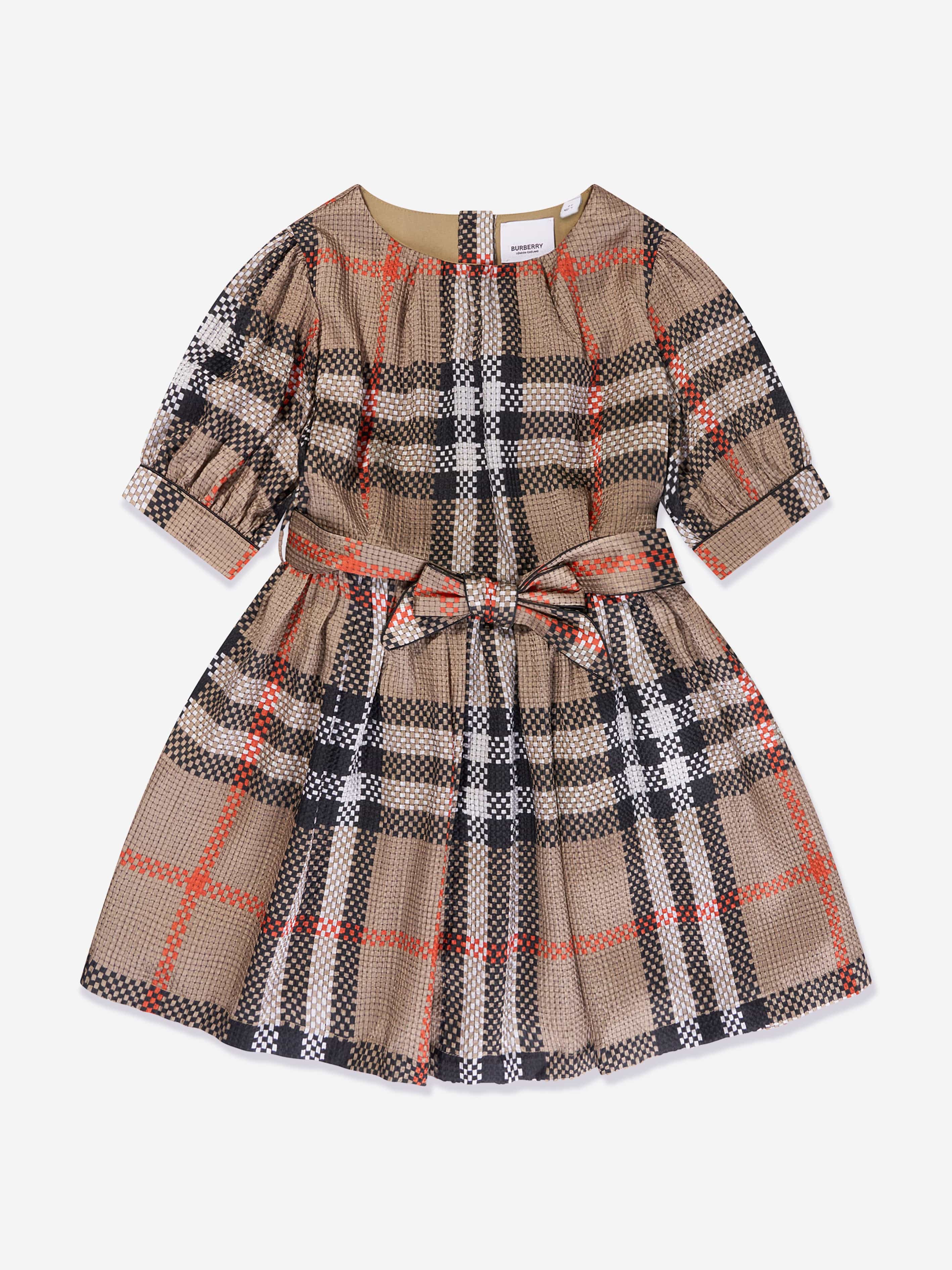 Burberry Girls Marva Check Dress in Archive Beige Buy Cheap Choice
