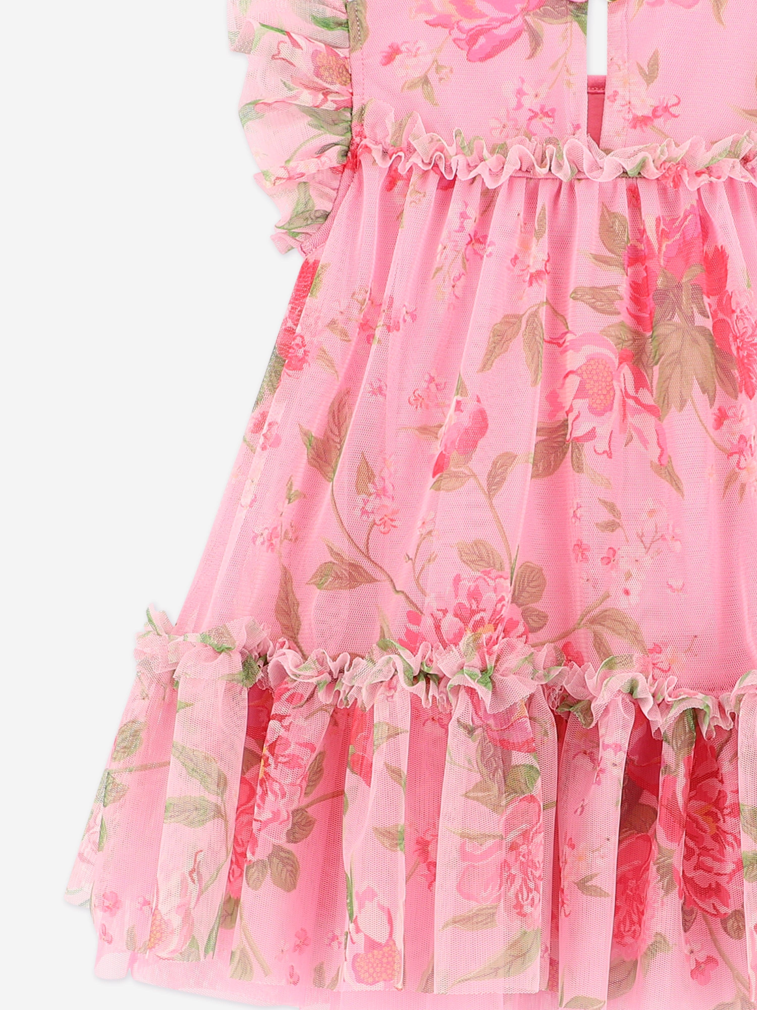 Baby Girls Rosebud Flower Dress in Pink Enjoy Cheap Online