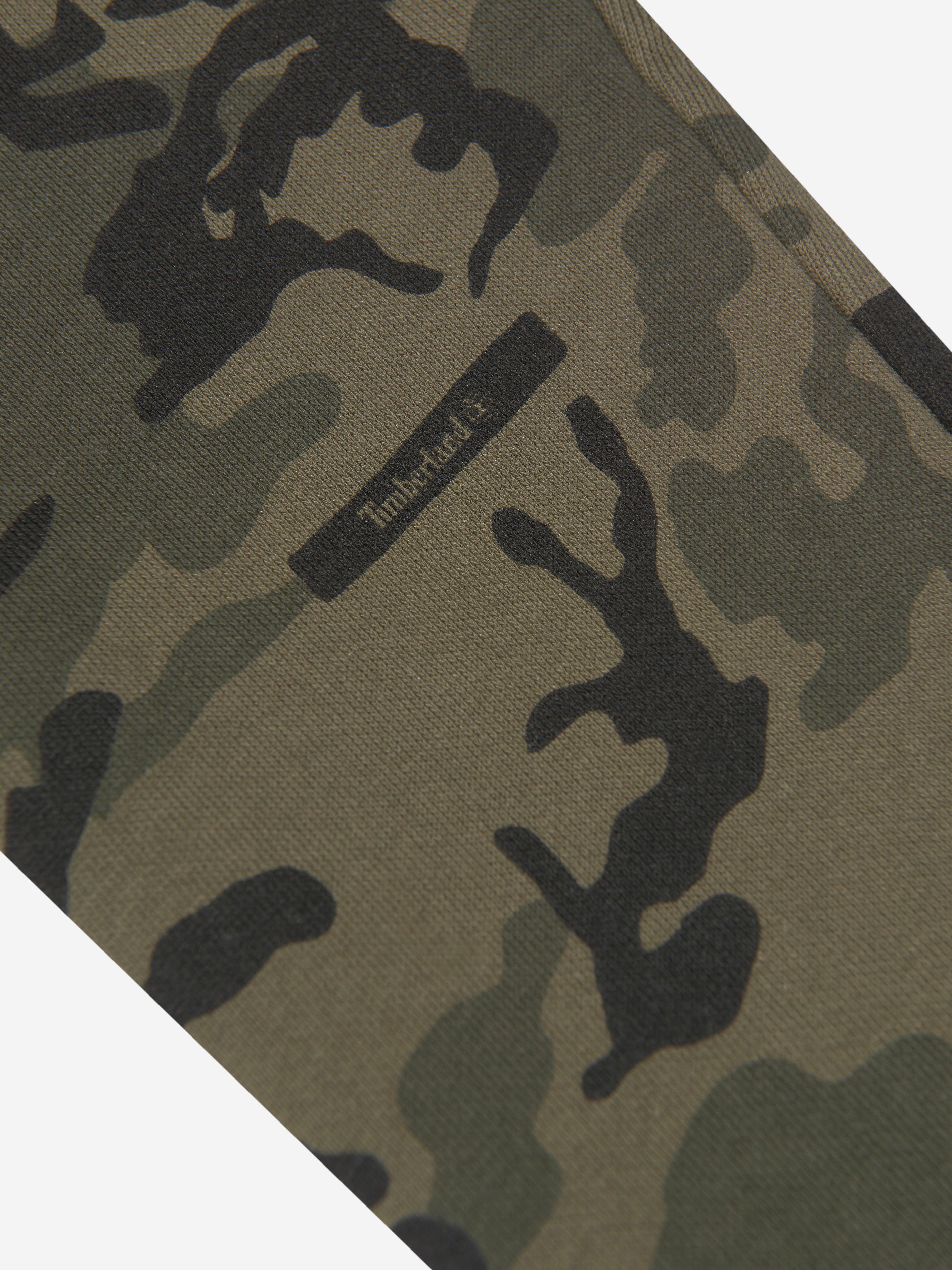 Timberland Baby Boys Camouflage Joggers in Green With Mastercard Online