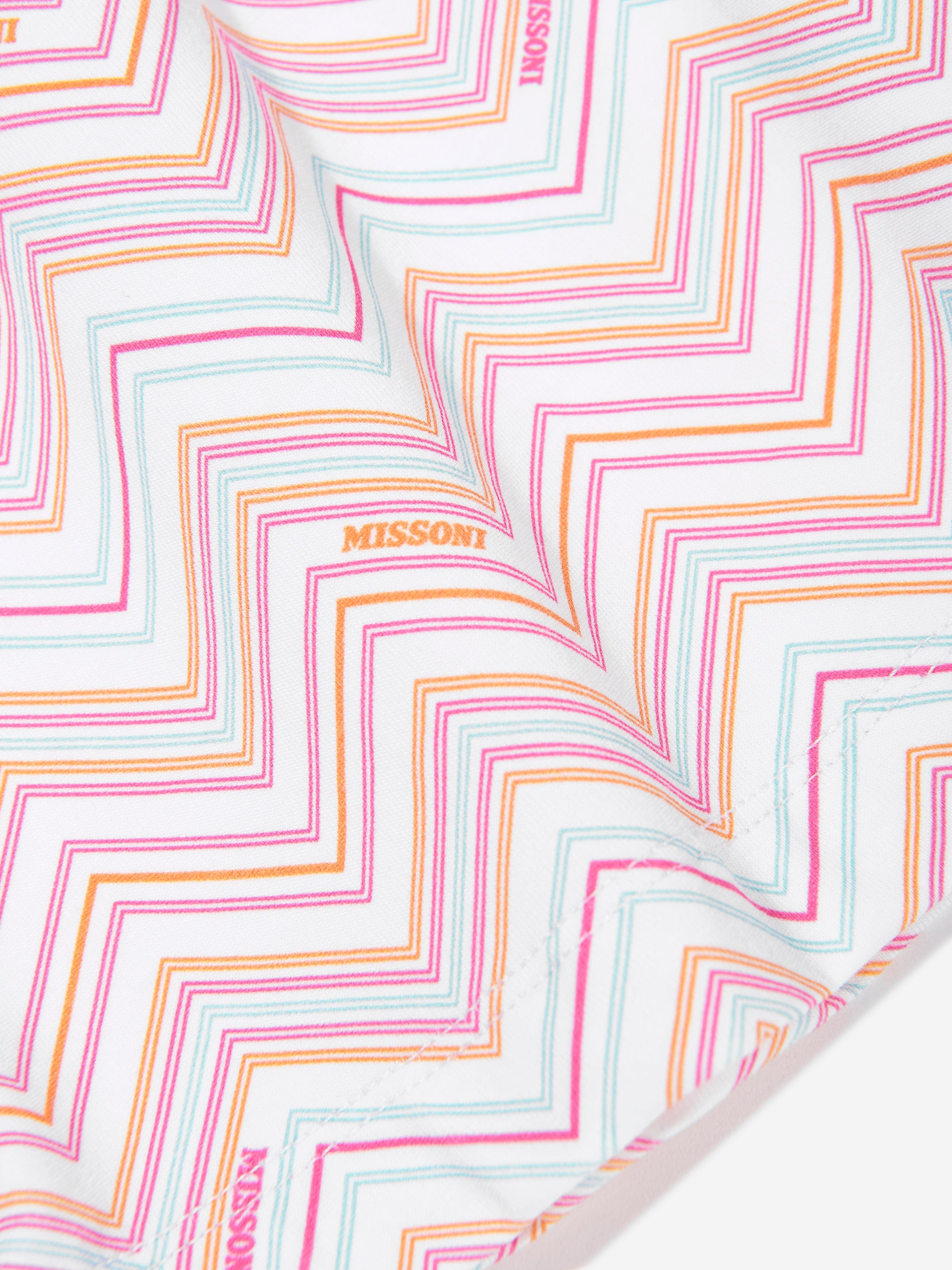 Girls Zigzag Jersey Dress in Multicolour Tumblr Cheap Pice