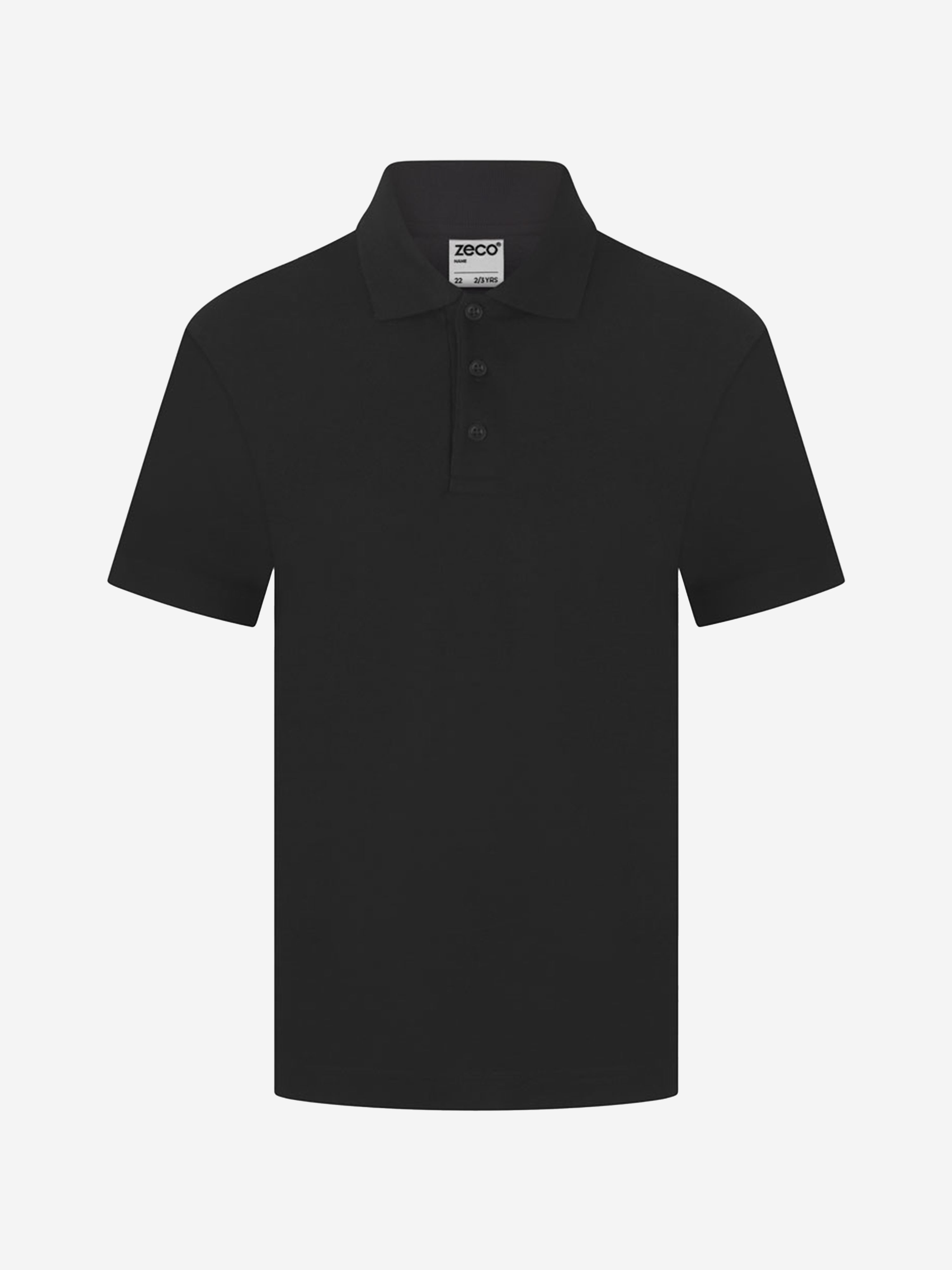 Zeco Kids School Polo Shirt in Black Free Shipping Largest Supplier