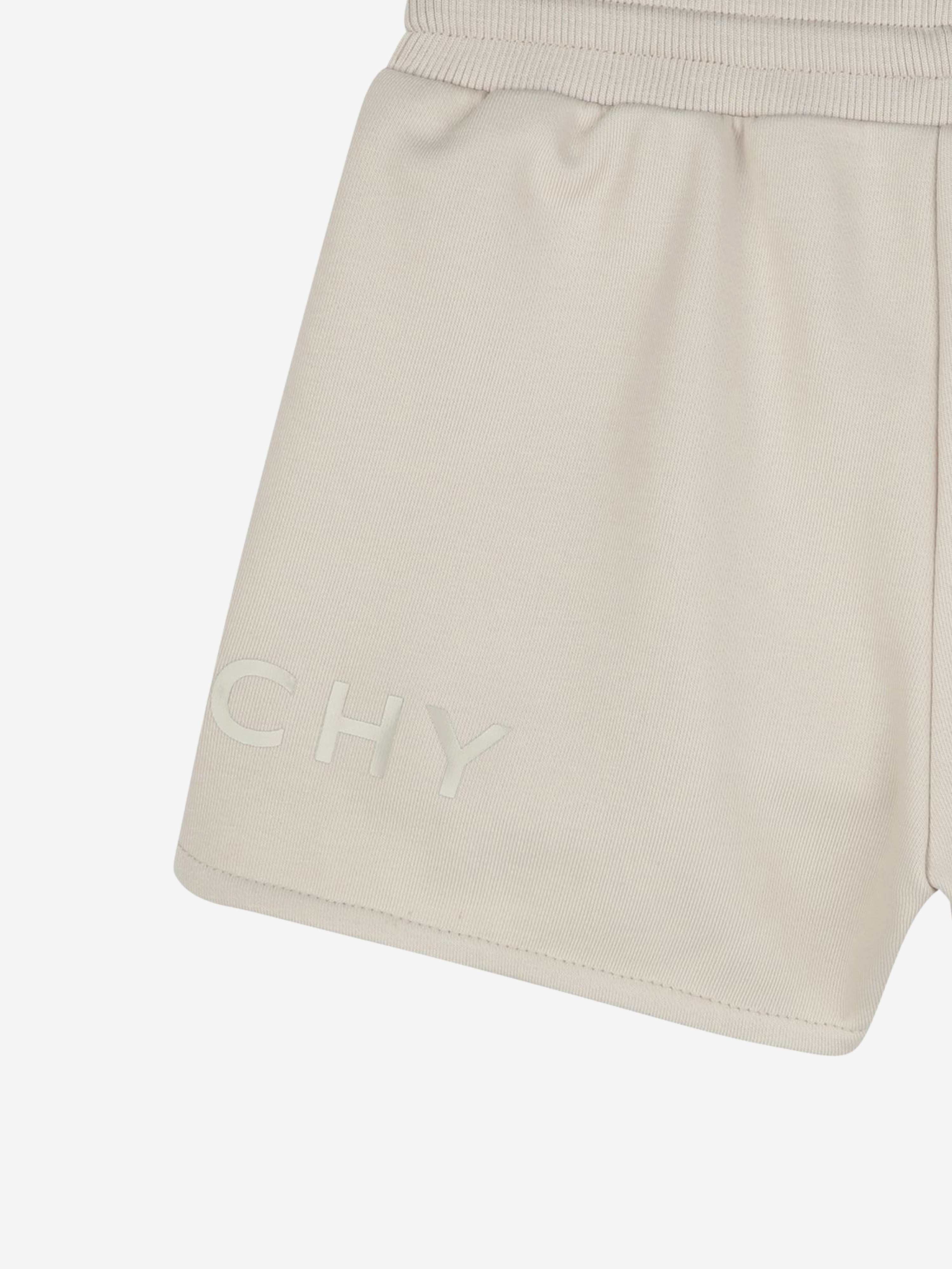 Girls Logo Shorts in Beige Discount Cheapest