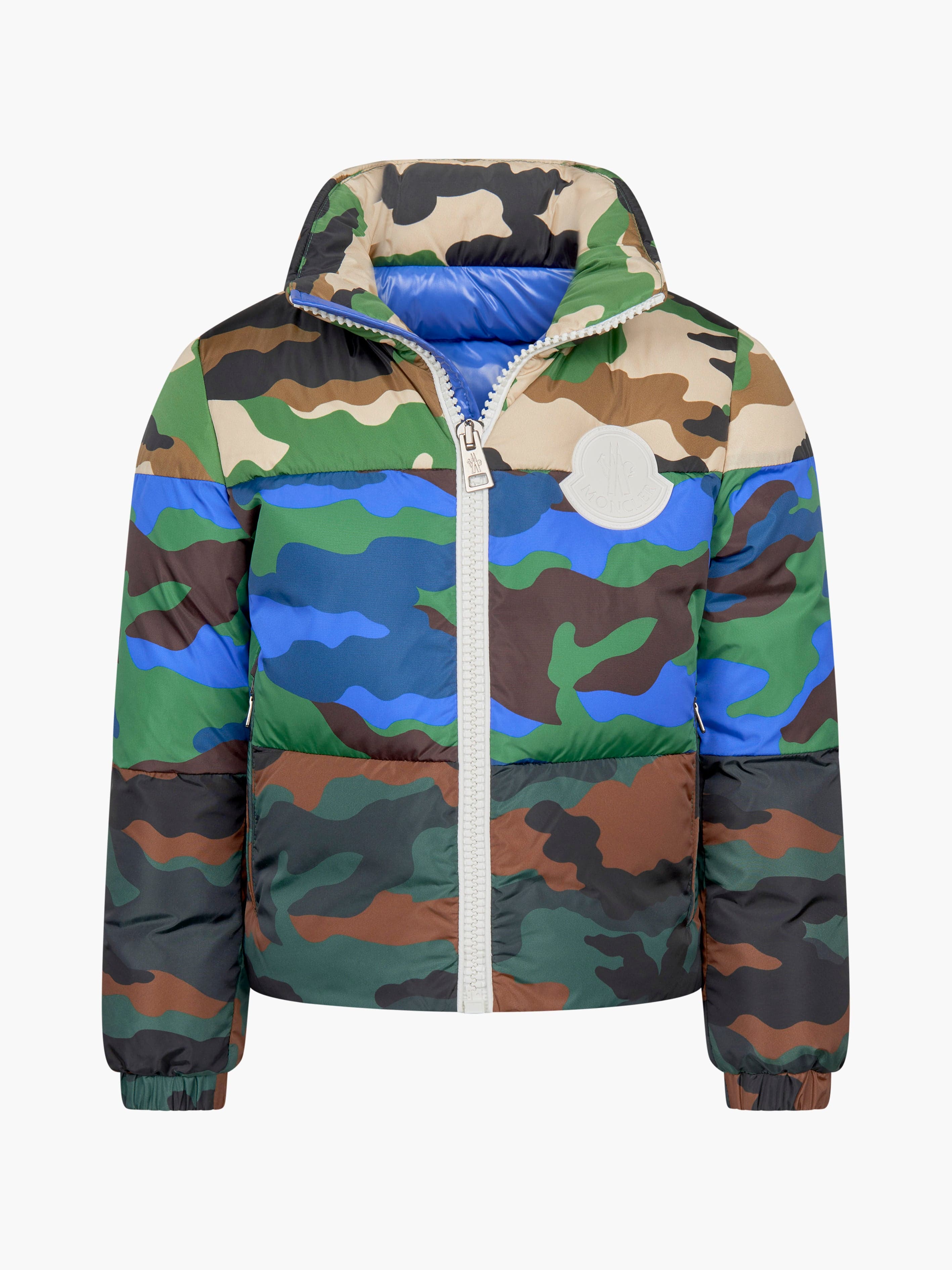 Moncler Enfant Boys Camouflage Down Padded Marchaud Jacket Free Shipping 100% Original