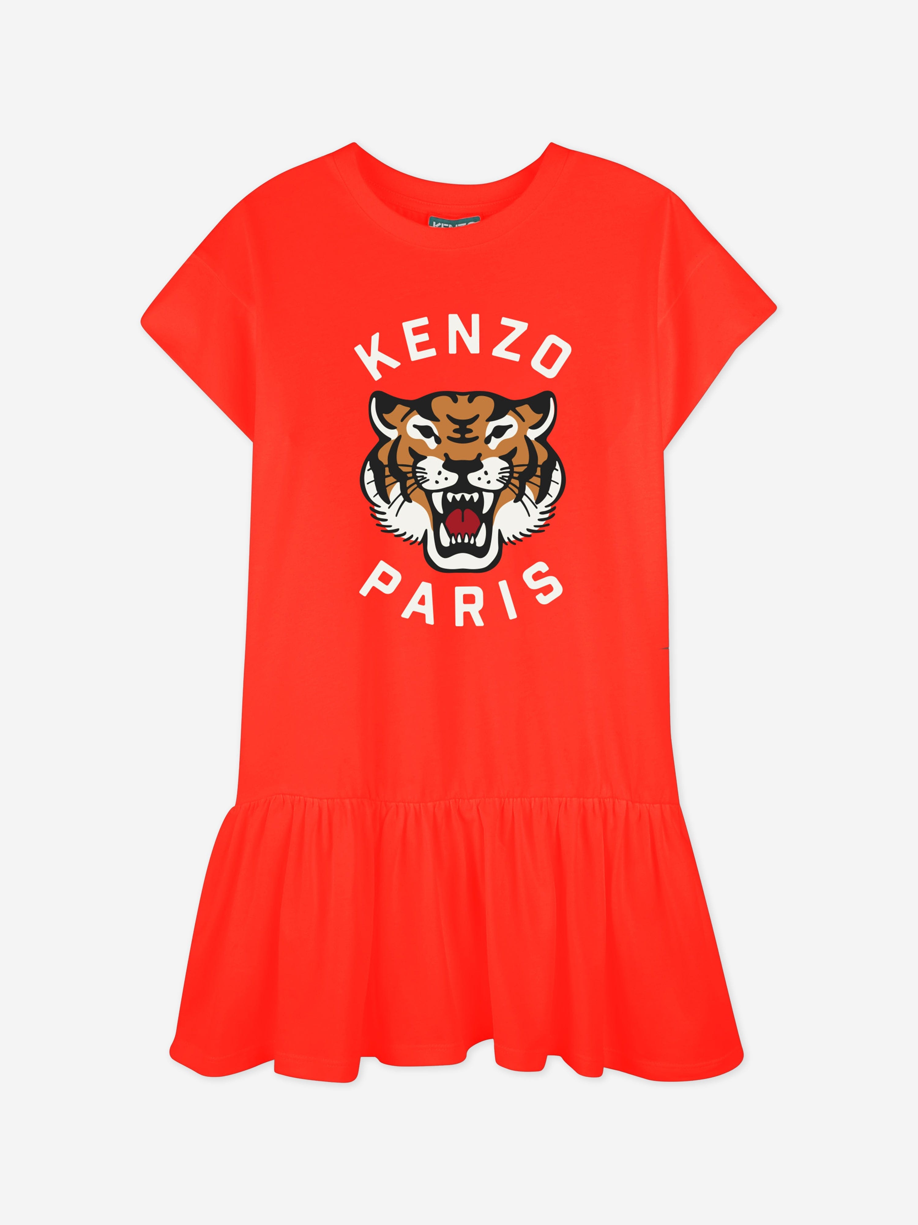 Girls Tiger Dress in Red Cheap Sale Get Authentic