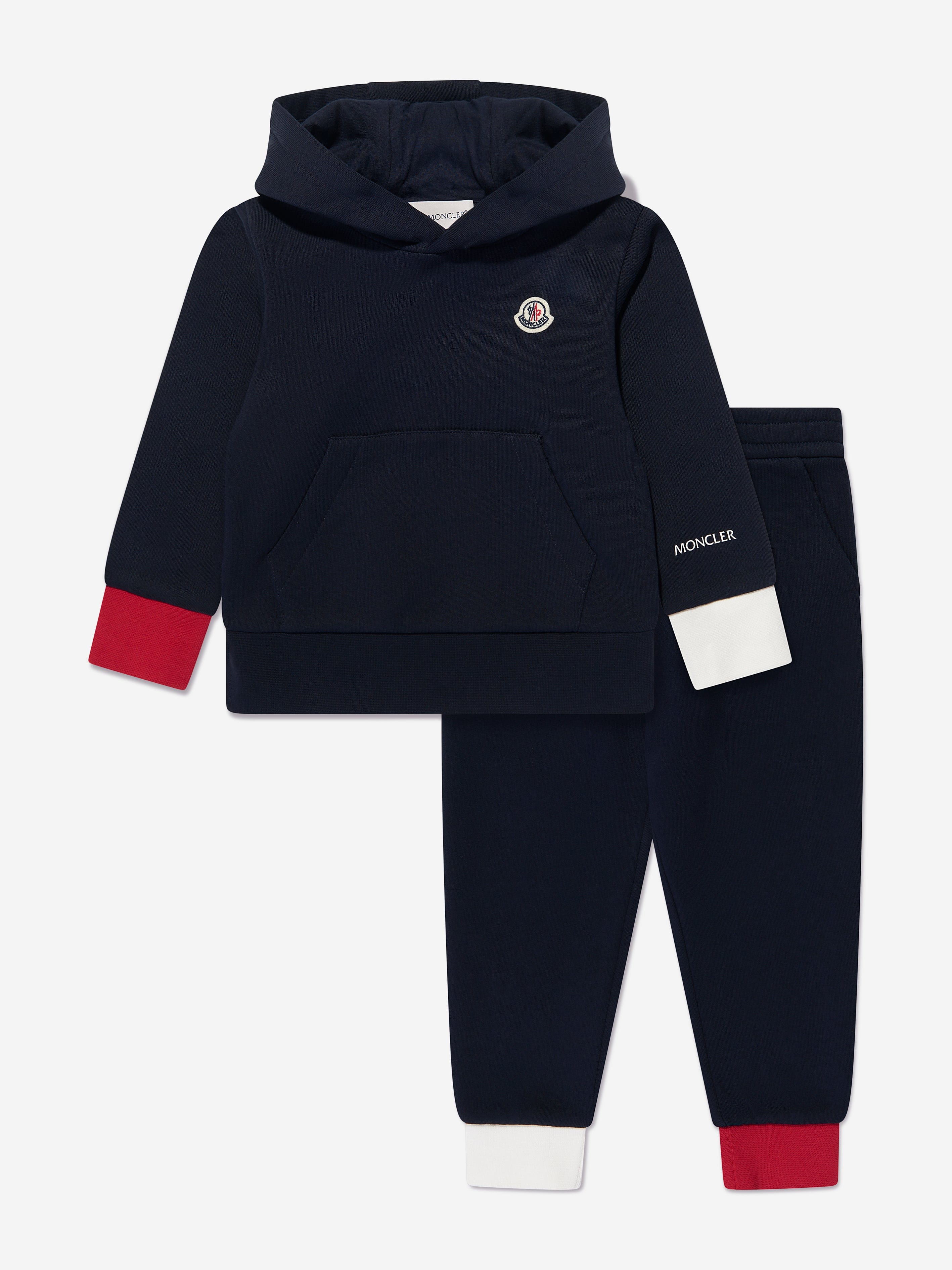 Moncler Enfant Boys Logo Tracksuit in Navy Buy Cheap Cheap