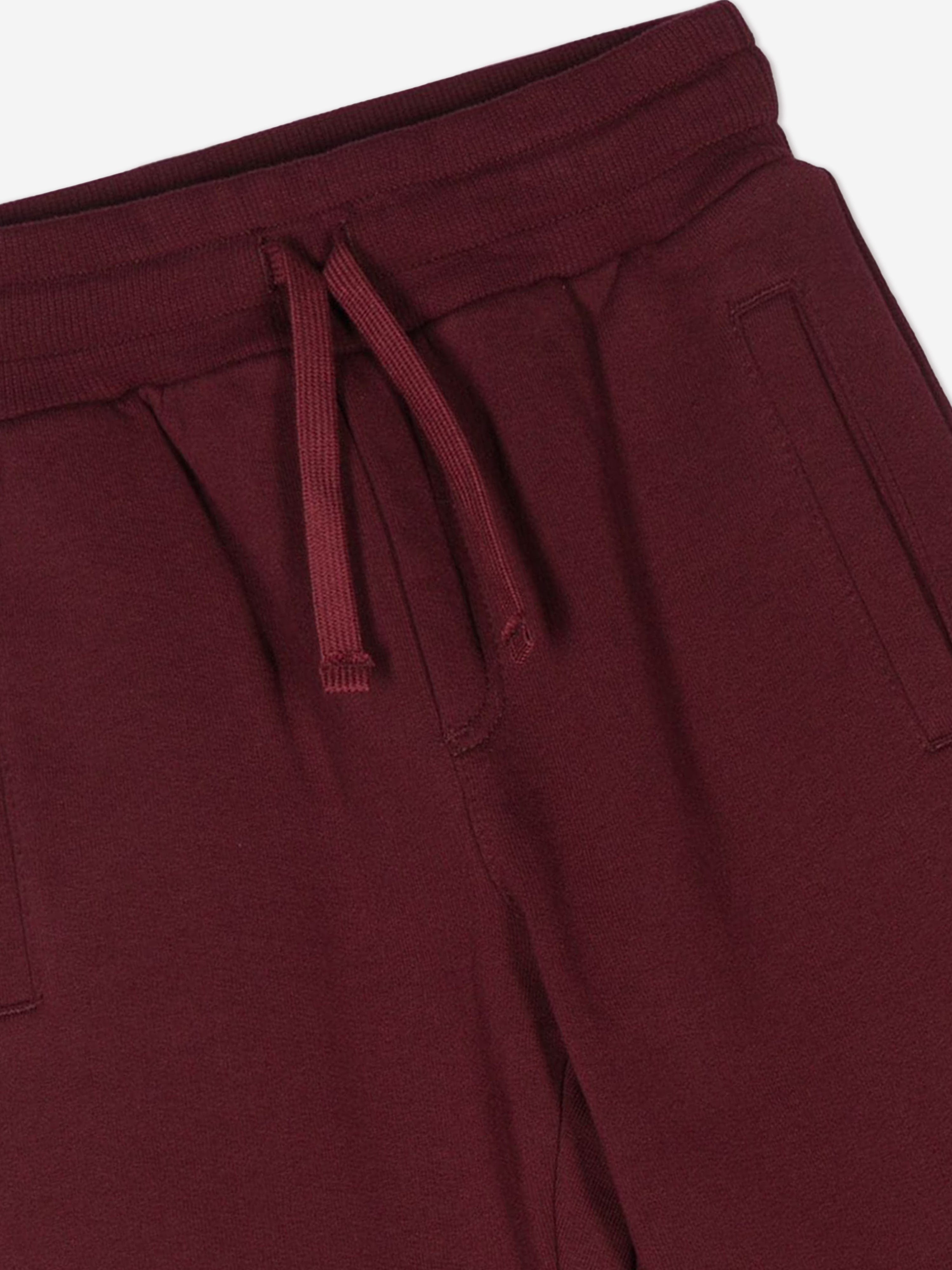 Dolce & Gabbana Boys Logo Joggers in Red In China Sale Online