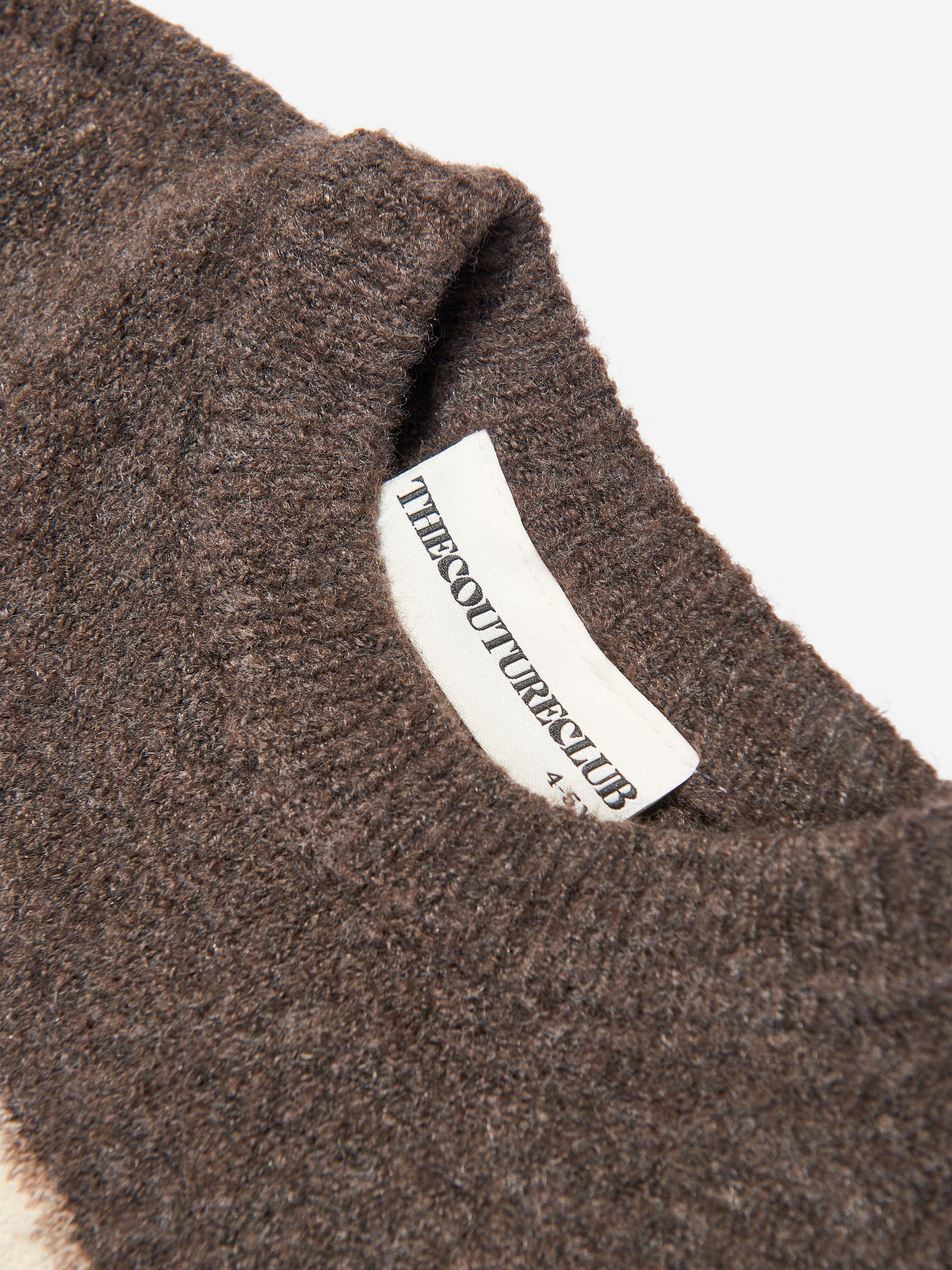 The Couture Club Kids CTRE Sweatshirt in Brown Cheap Fashionable