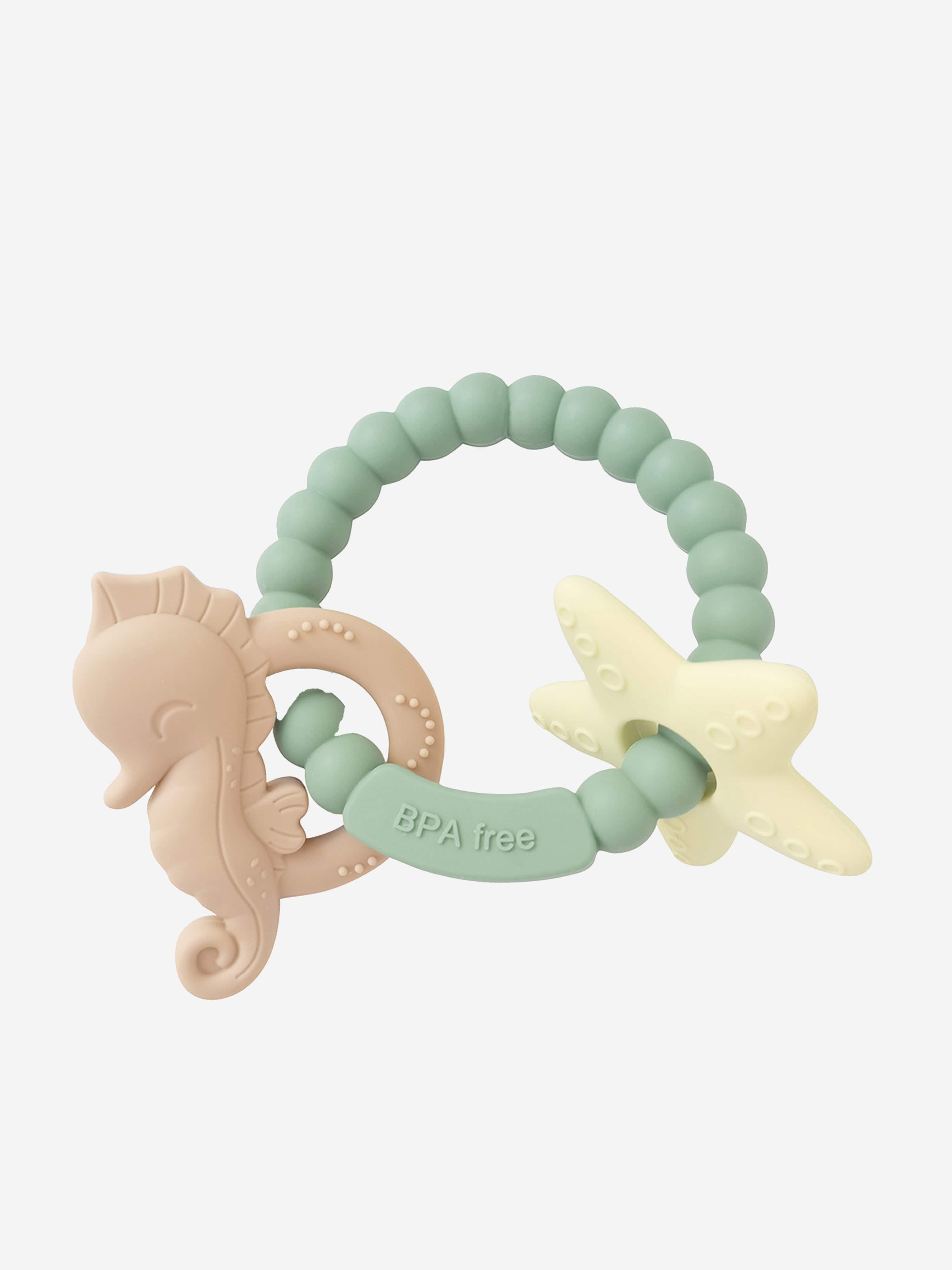 Bloom Bambini Baby Seahorse and Starfish Teether in Green Clearance Get Authentic
