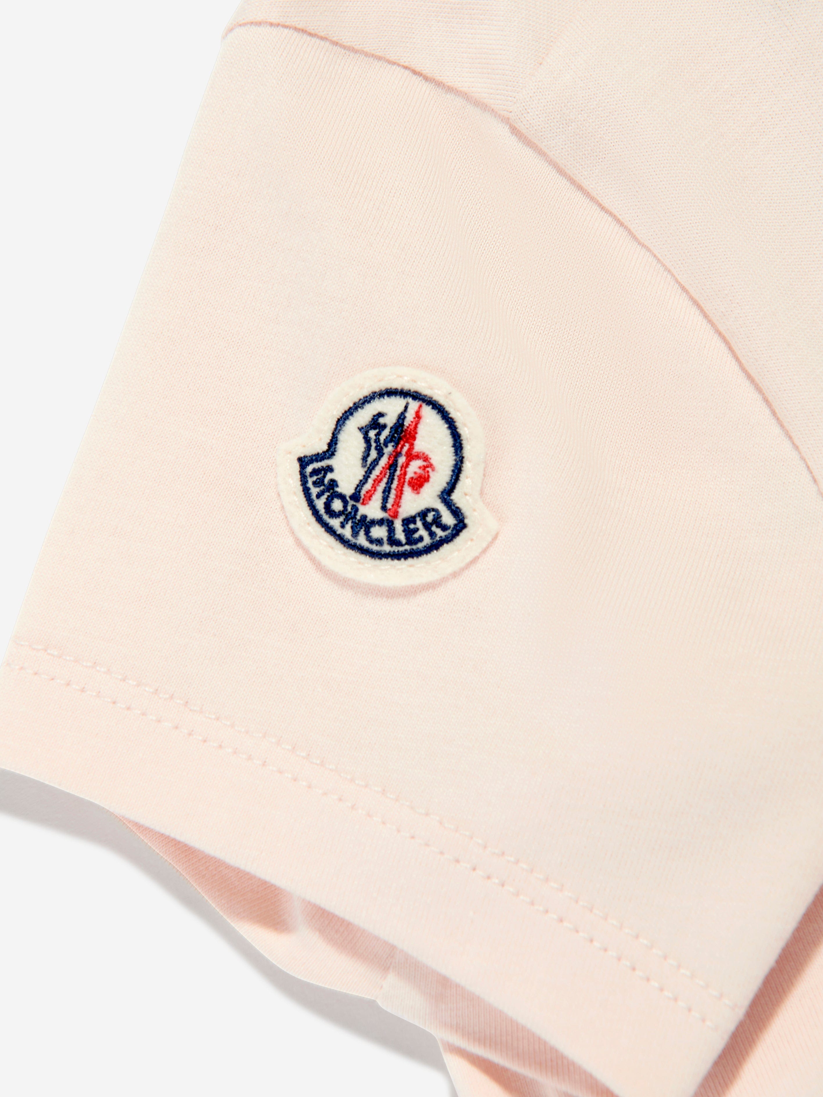 Girls Logo T-Shirt in Pink Sale Discount