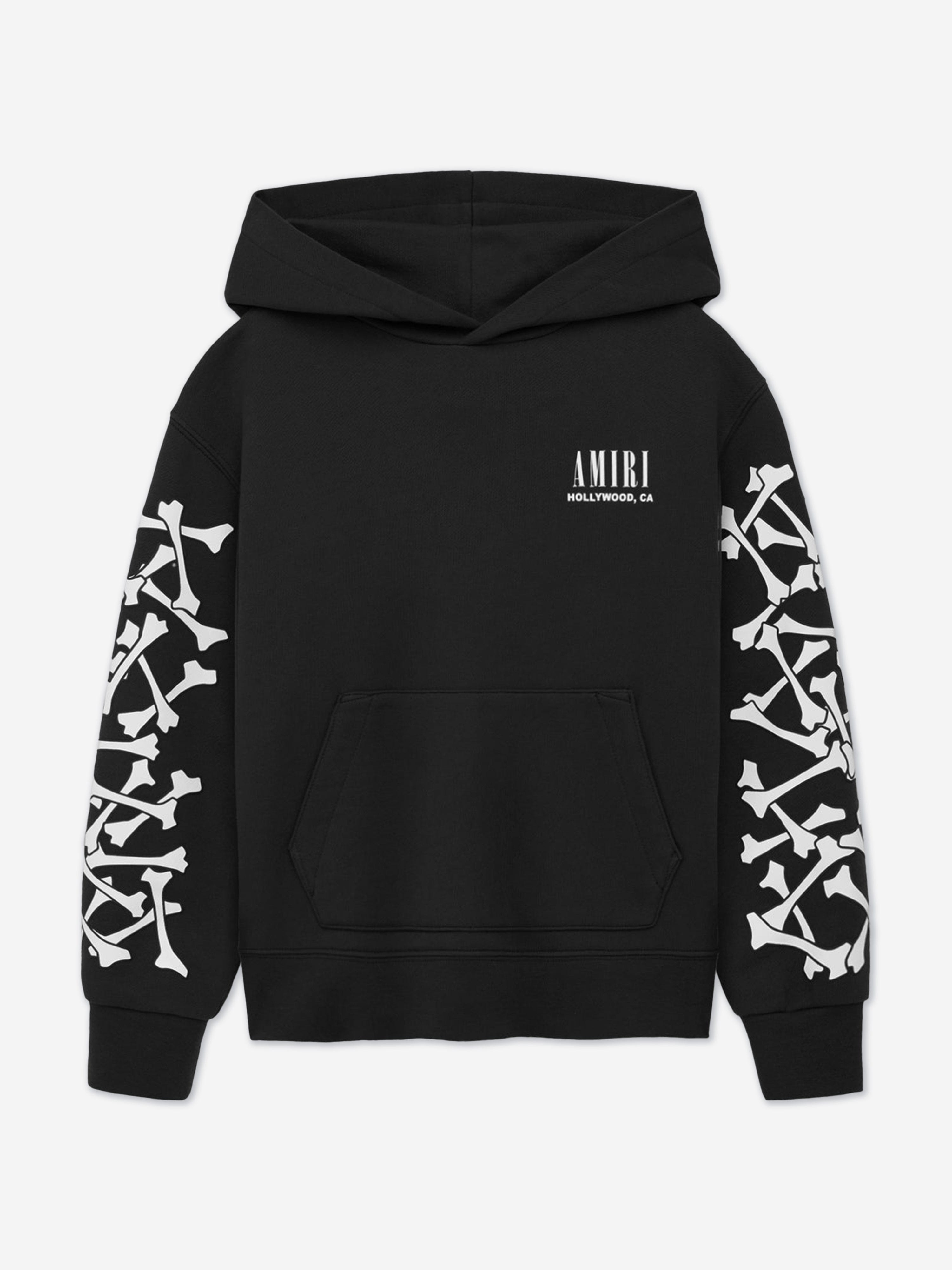 Kids Bones Hoodie in Black Store Sale Online