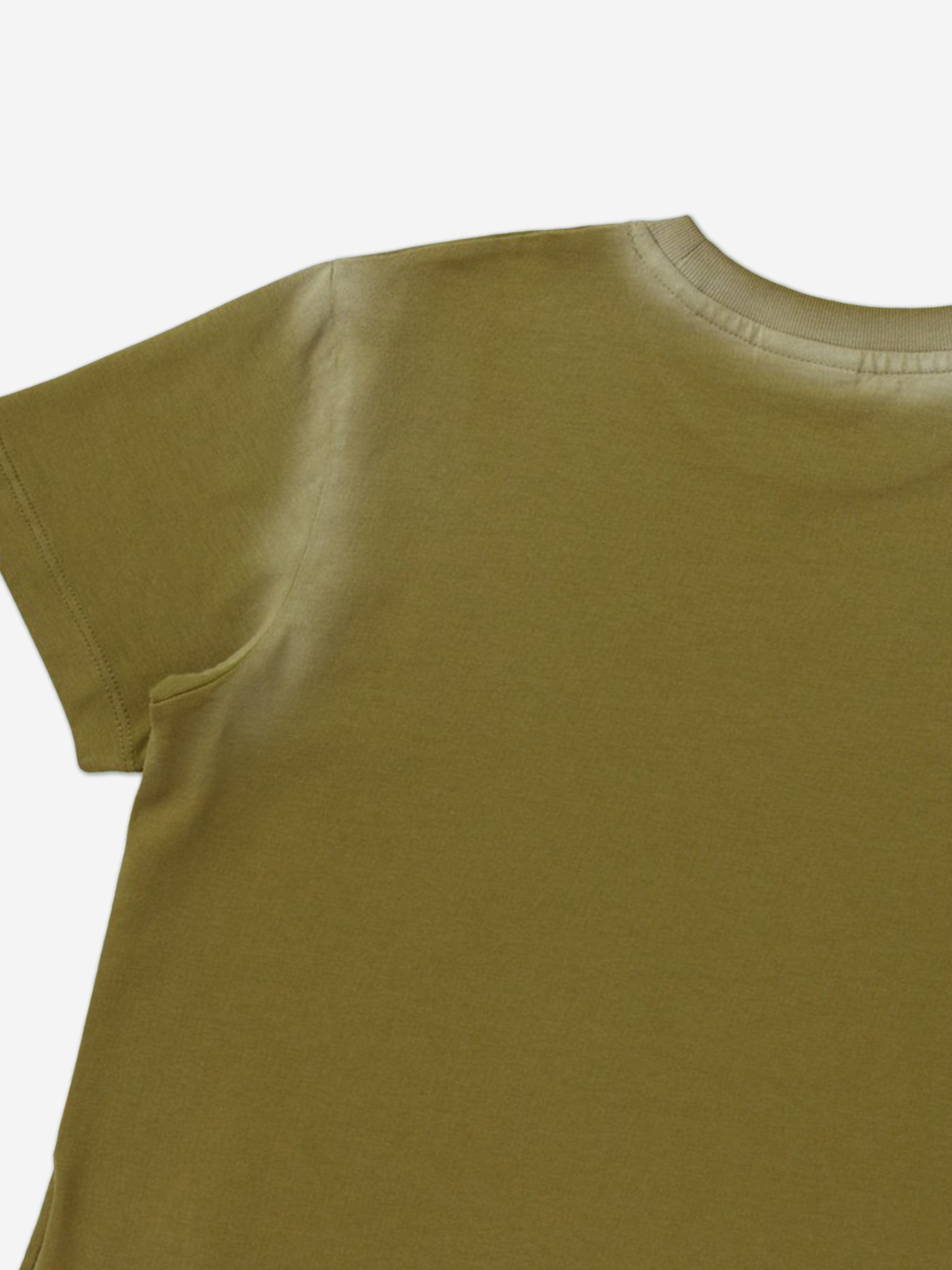 Off-White Boys Off Stamp T-Shirt in Green Nicekicks Cheap Pice