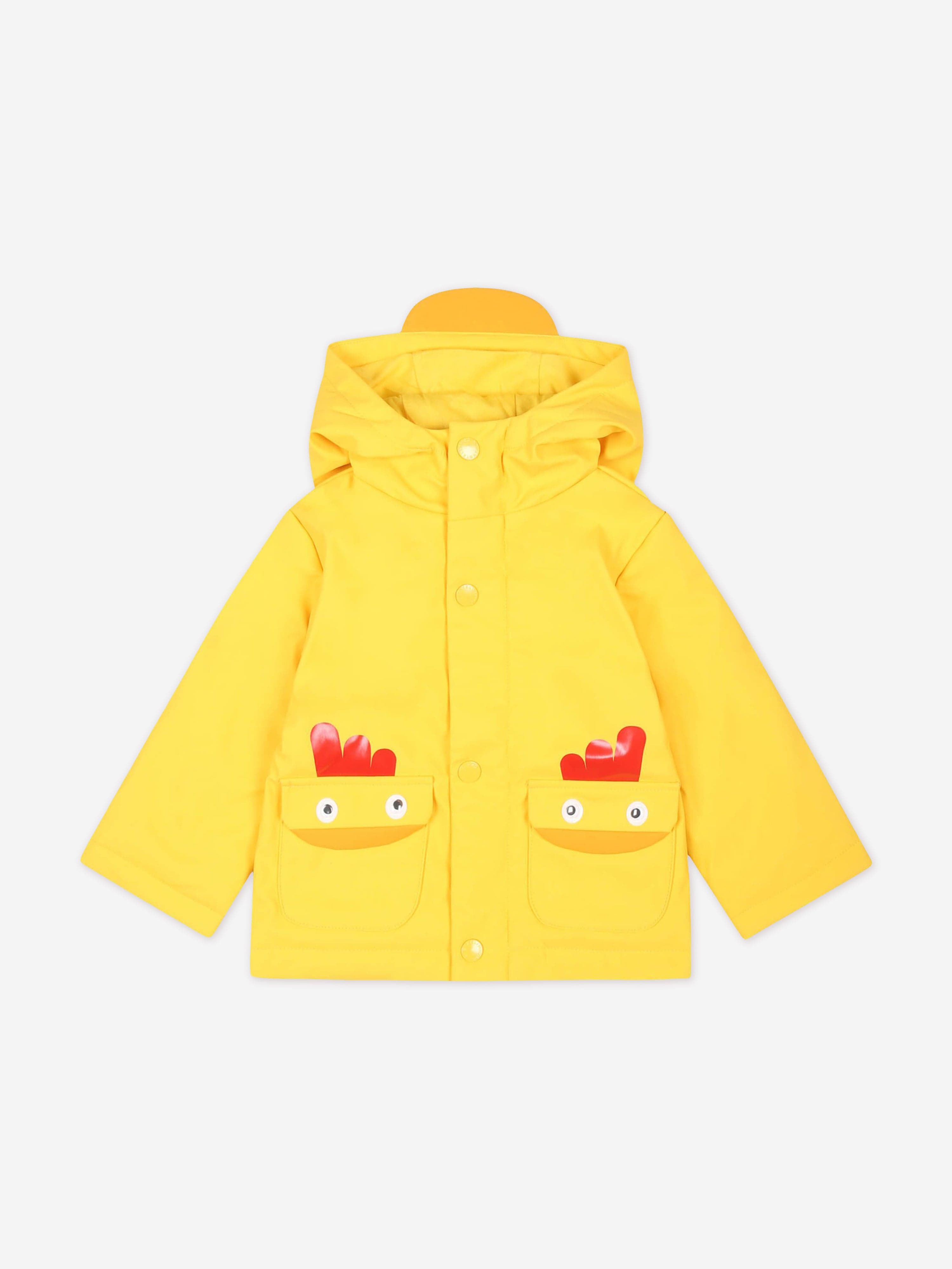 Stella McCartney Baby Chicken Parka Jacket in Yellow Free Shipping Perfect