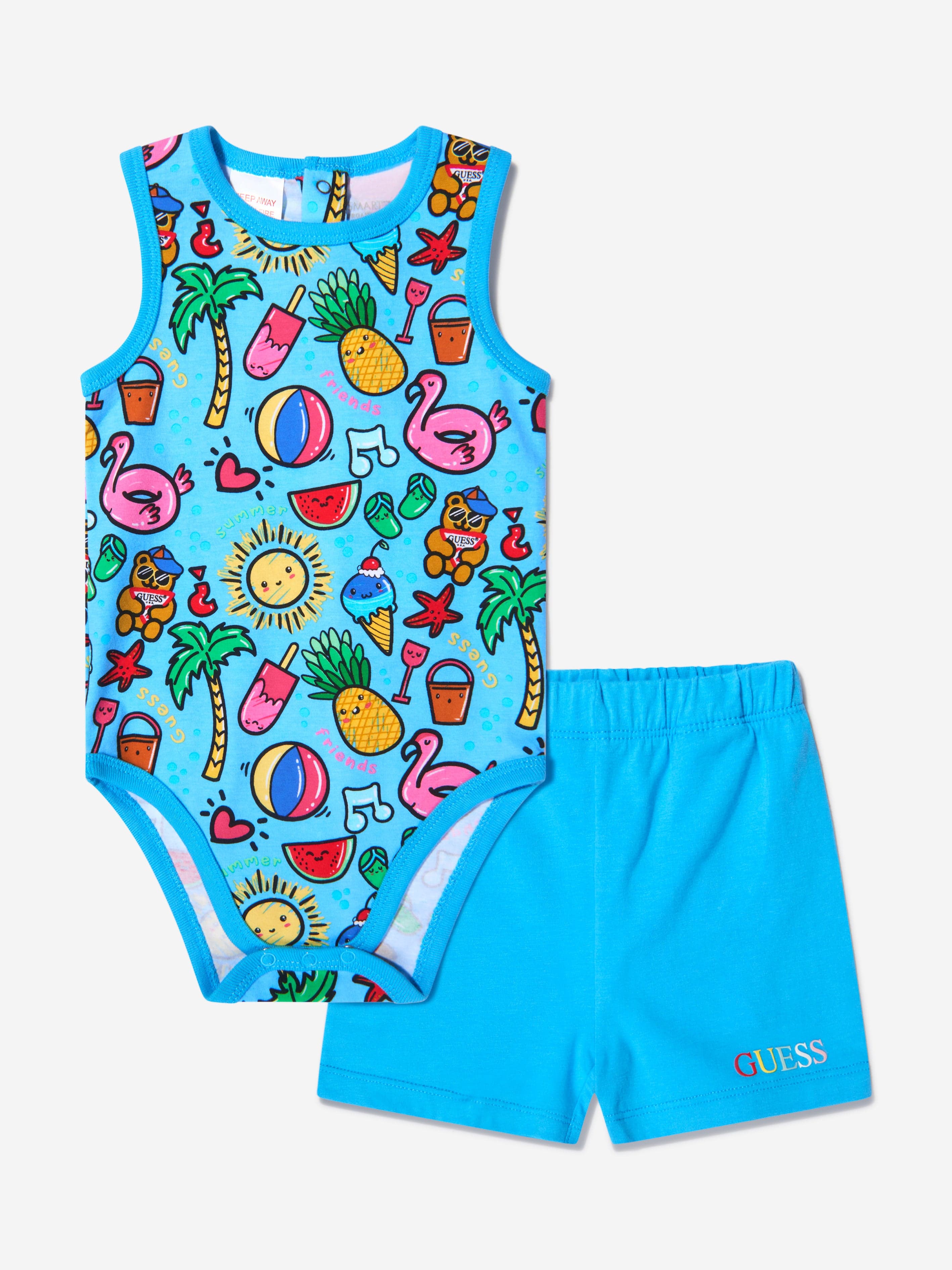 Guess Baby Girls Bodysuit And Shorts Set Discount 2025 New