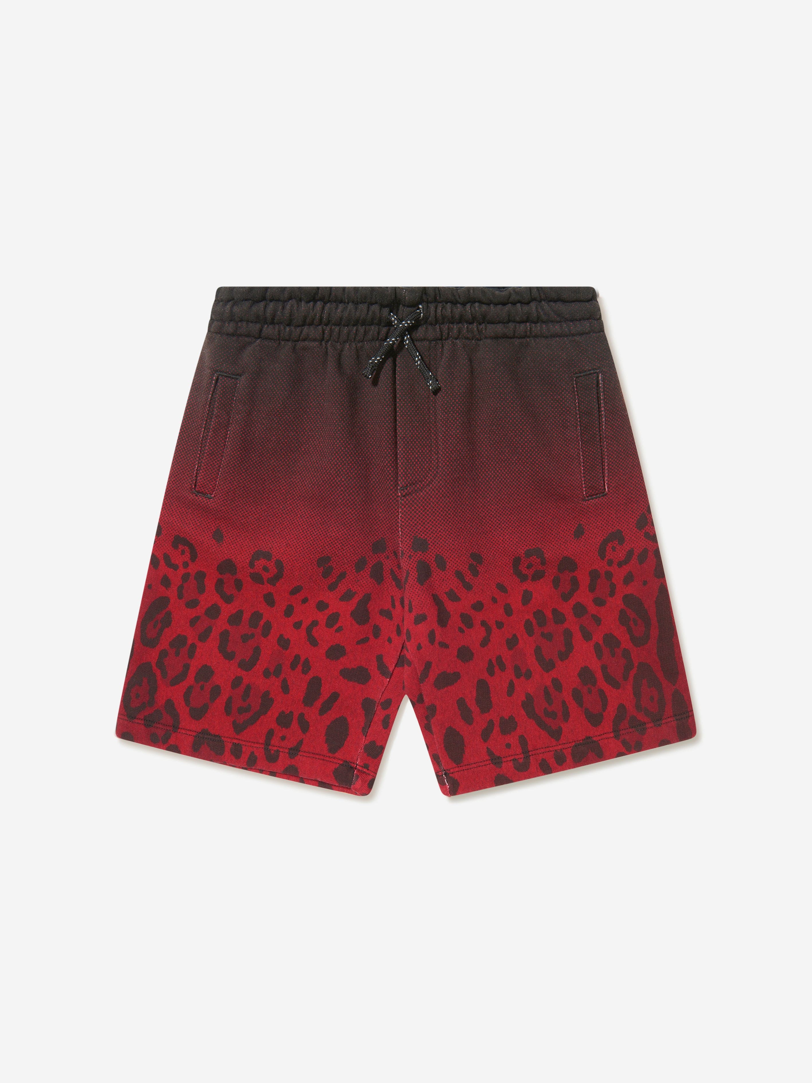 Dolce & Gabbana Boys Cotton Leopard Bermuda Shorts Good Selling Online