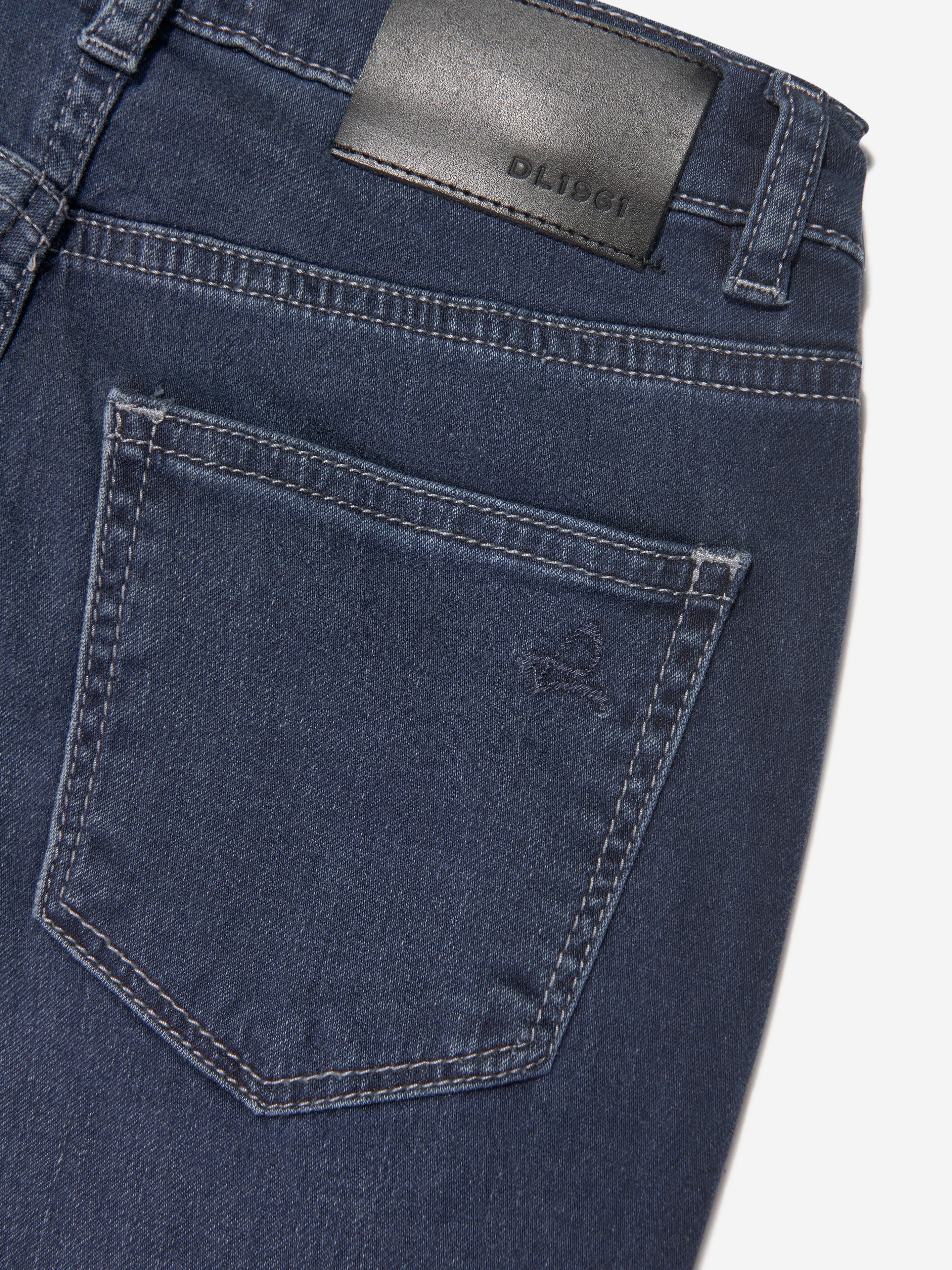 DL1961 Boys Zane Skinny Fit Jeans in Blue 100% Guaranteed