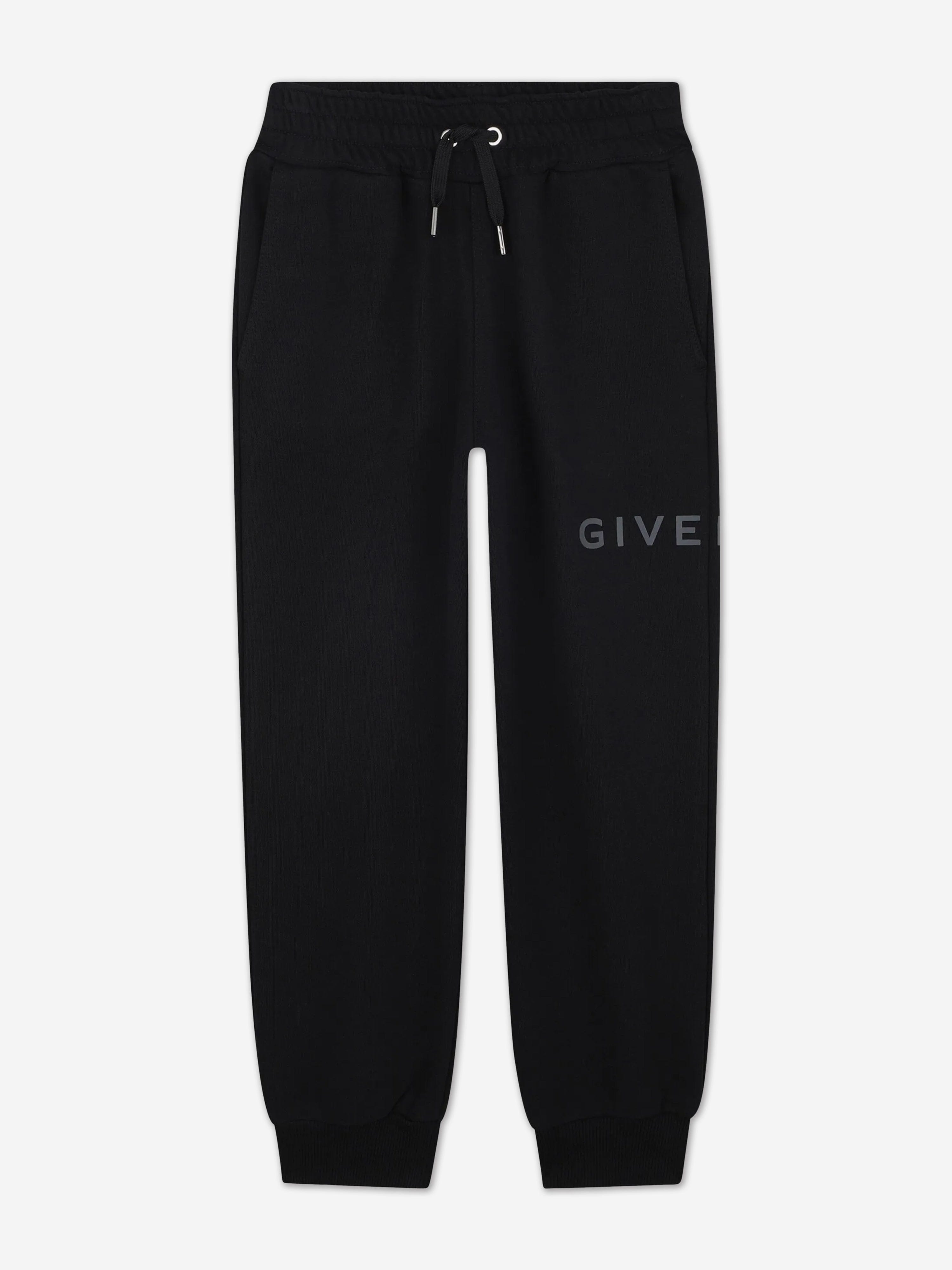 Kids Logo Print Joggers in Black Clearance Classic
