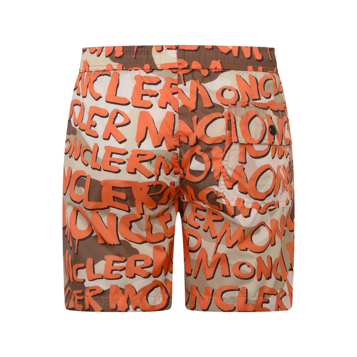 Moncler Enfant Boys Logo Print Swim Shorts Cheap Sale Footlocker Pictures