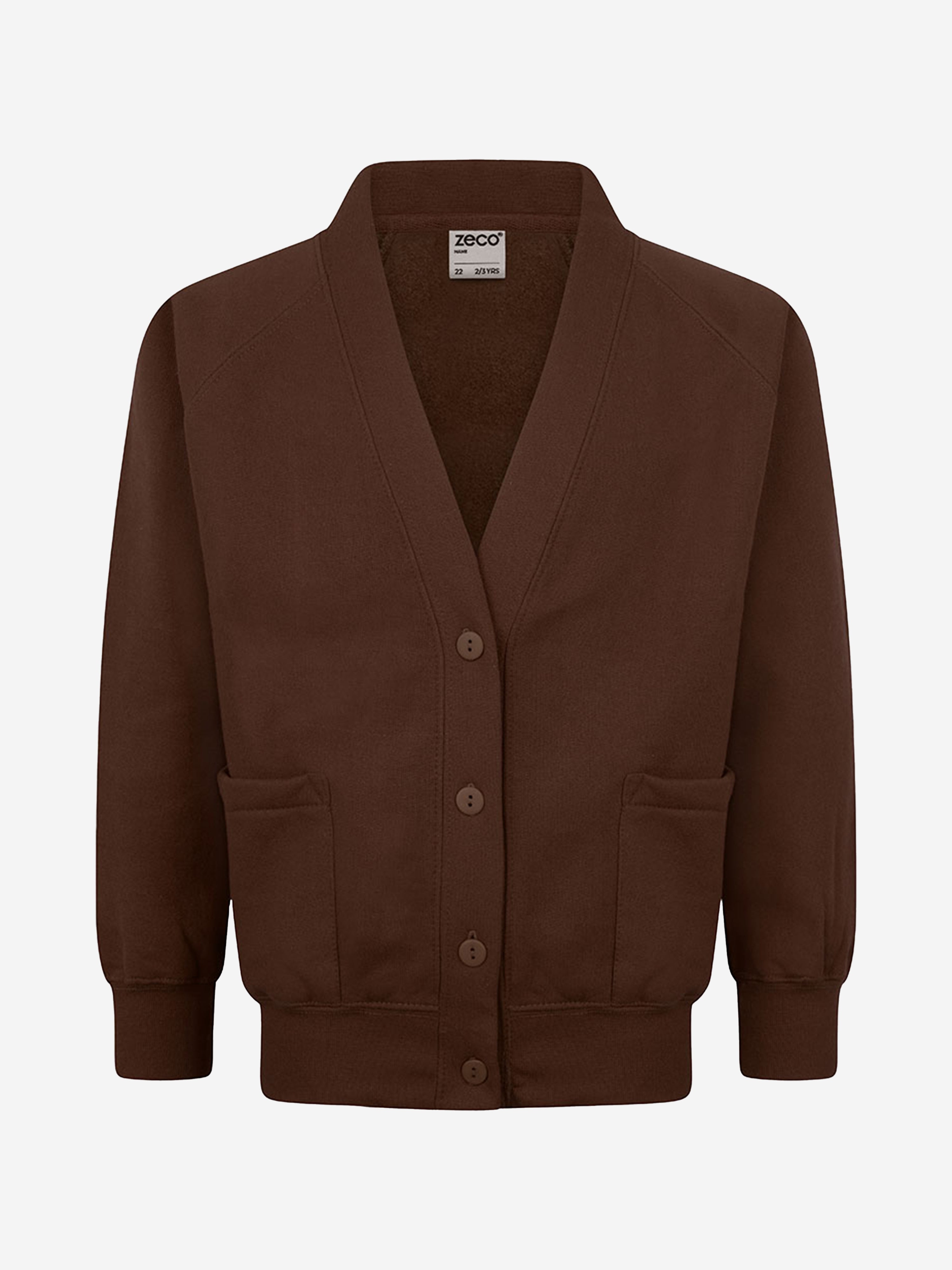 Zeco Kids School Sweatshirt Cardigan in Brown Low Pice Fee Shipping Cheap Online