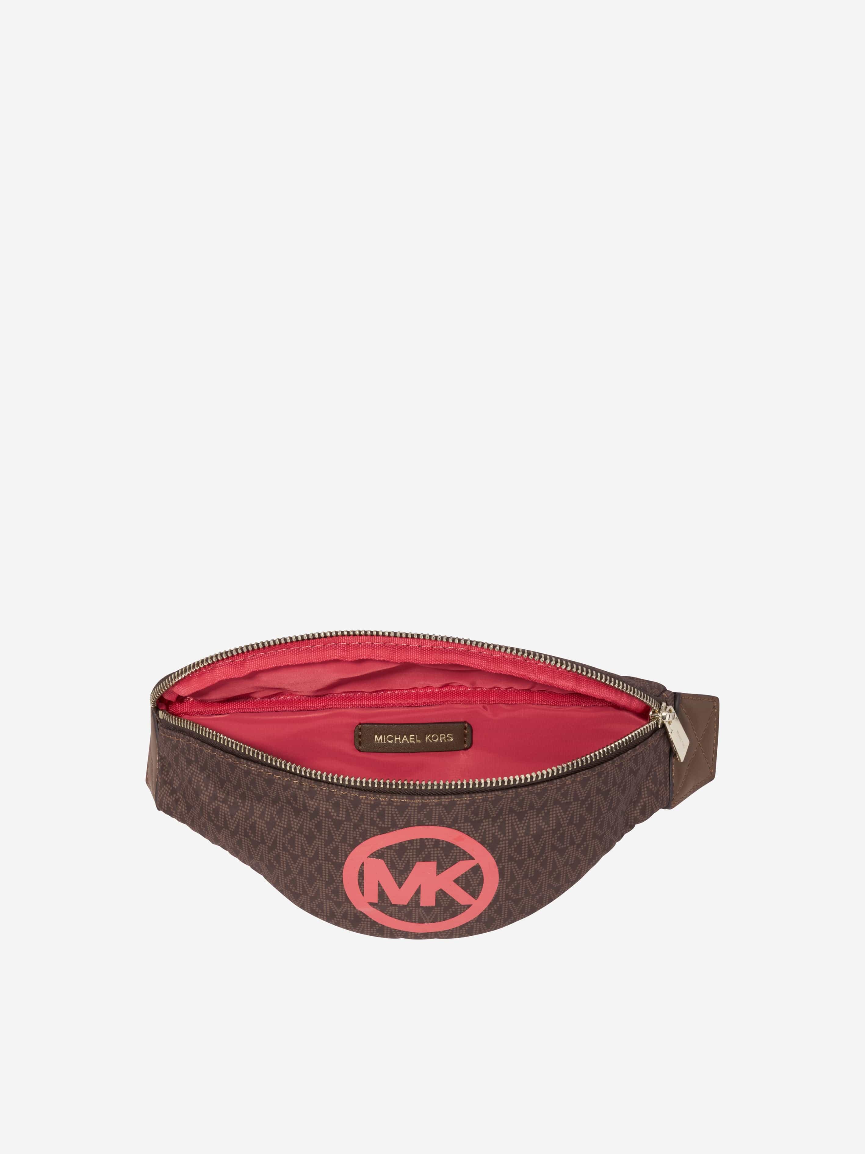 Michael Kors Girls Logo Belt Bag in Brown Great Deals Cheap Pice